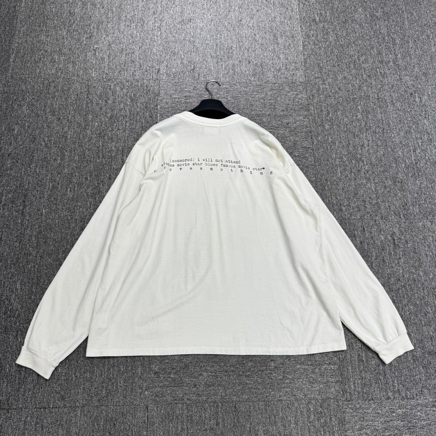 Enfants Riches Deprimes White XL Long-Sleeve Graphic Print Shirt Size US XL / EU 56 / 4 - 5 Thumbnail