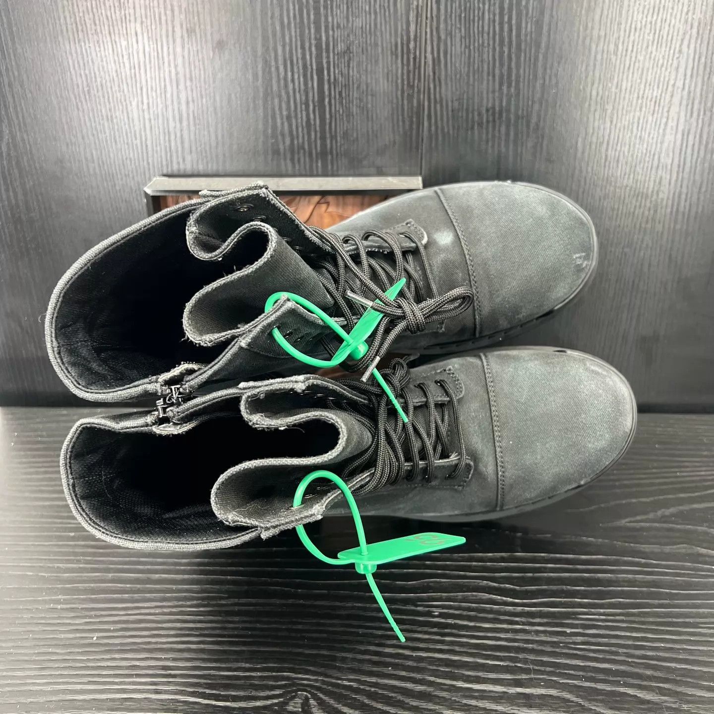 Balenciaga Black Chunky-Sole Lace-Up Boots Size US 10 / EU 43 - 7 Thumbnail
