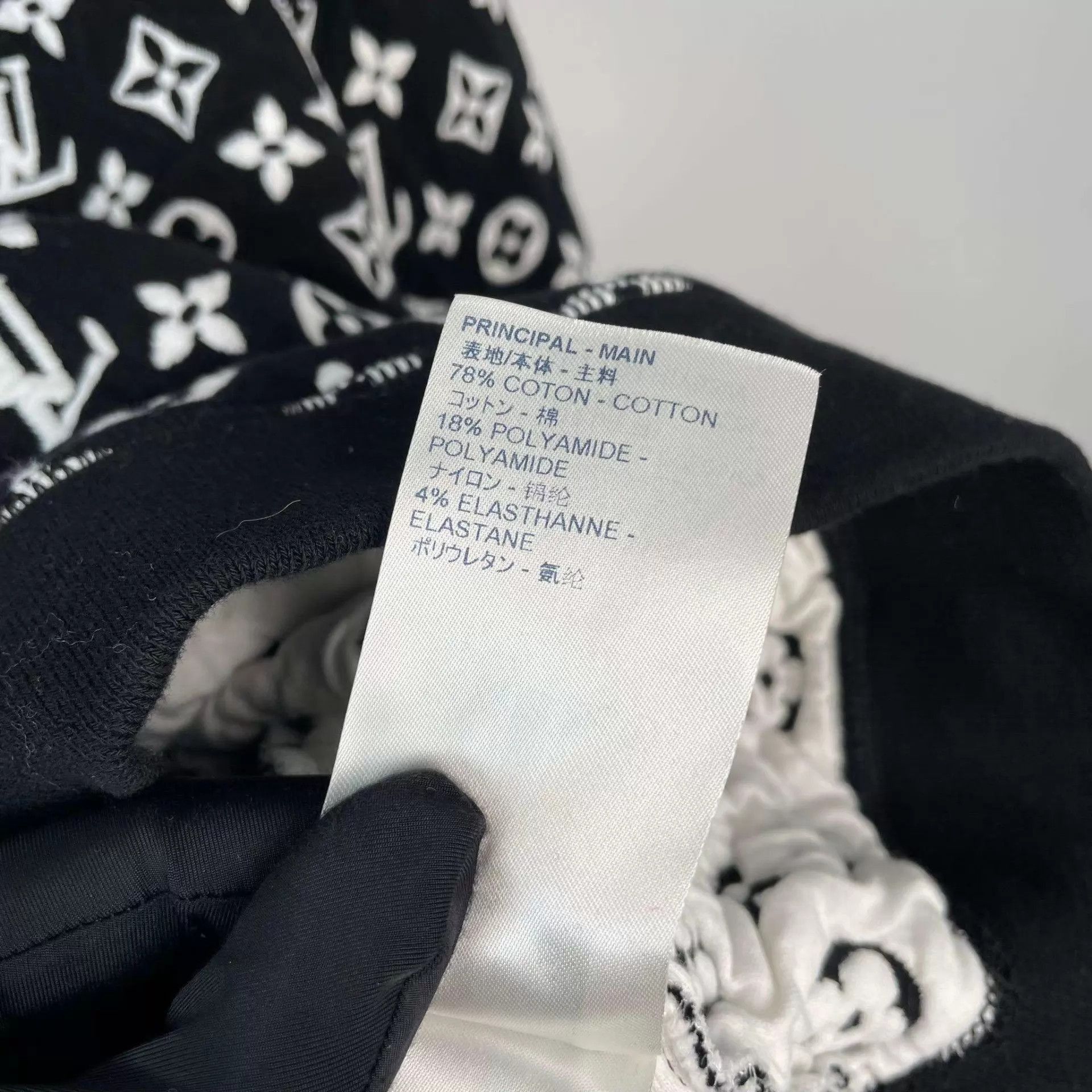 Louis Vuitton Black Patterned Long Sleeve Sweatshirt XS Size US XS / EU 42 / 0 - 5 Thumbnail