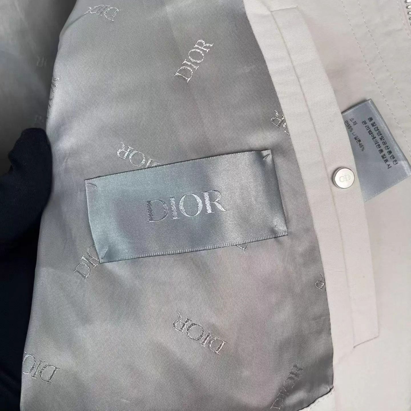 Dior Hooded Light Jacket with Front Pockets Multi Size US M / EU 48-50 / 2 - 6 Thumbnail