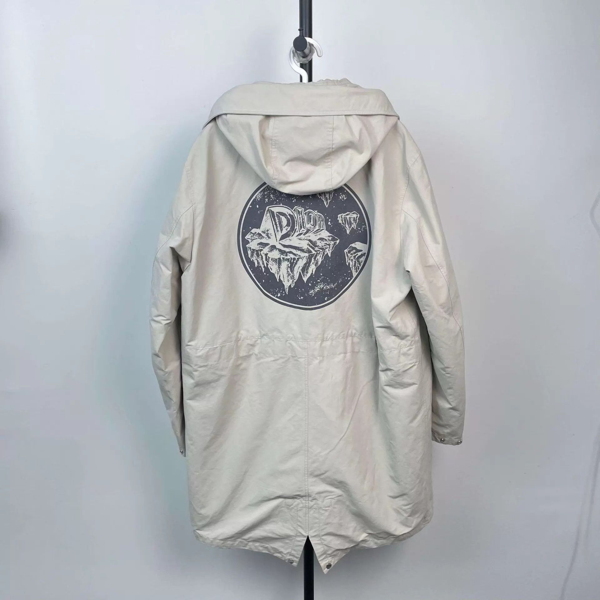 Dior Gray Hooded Light Jacket Size US M / EU 48-50 / 2 - 2 Thumbnail
