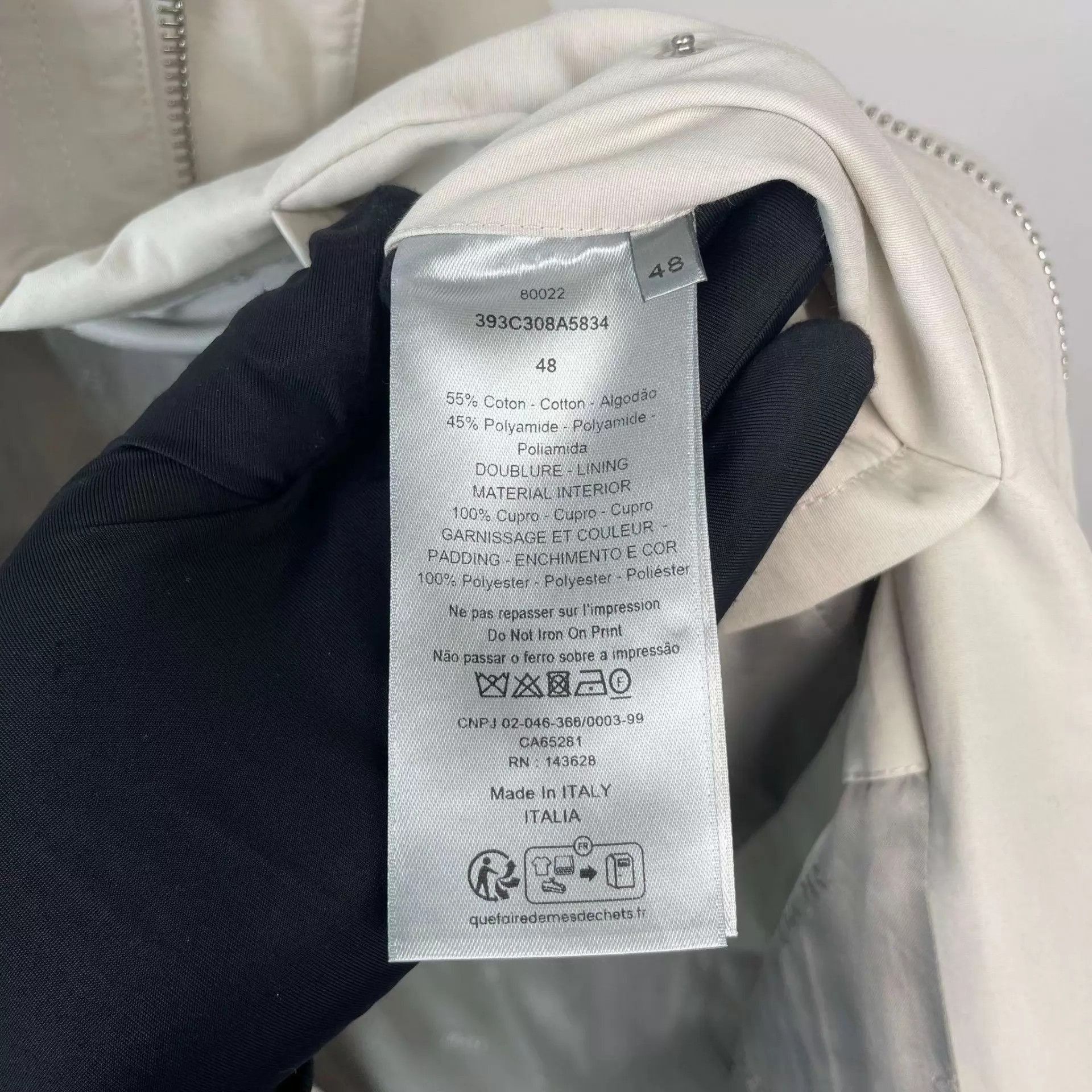 Dior Gray Hooded Light Jacket Size US M / EU 48-50 / 2 - 5 Thumbnail