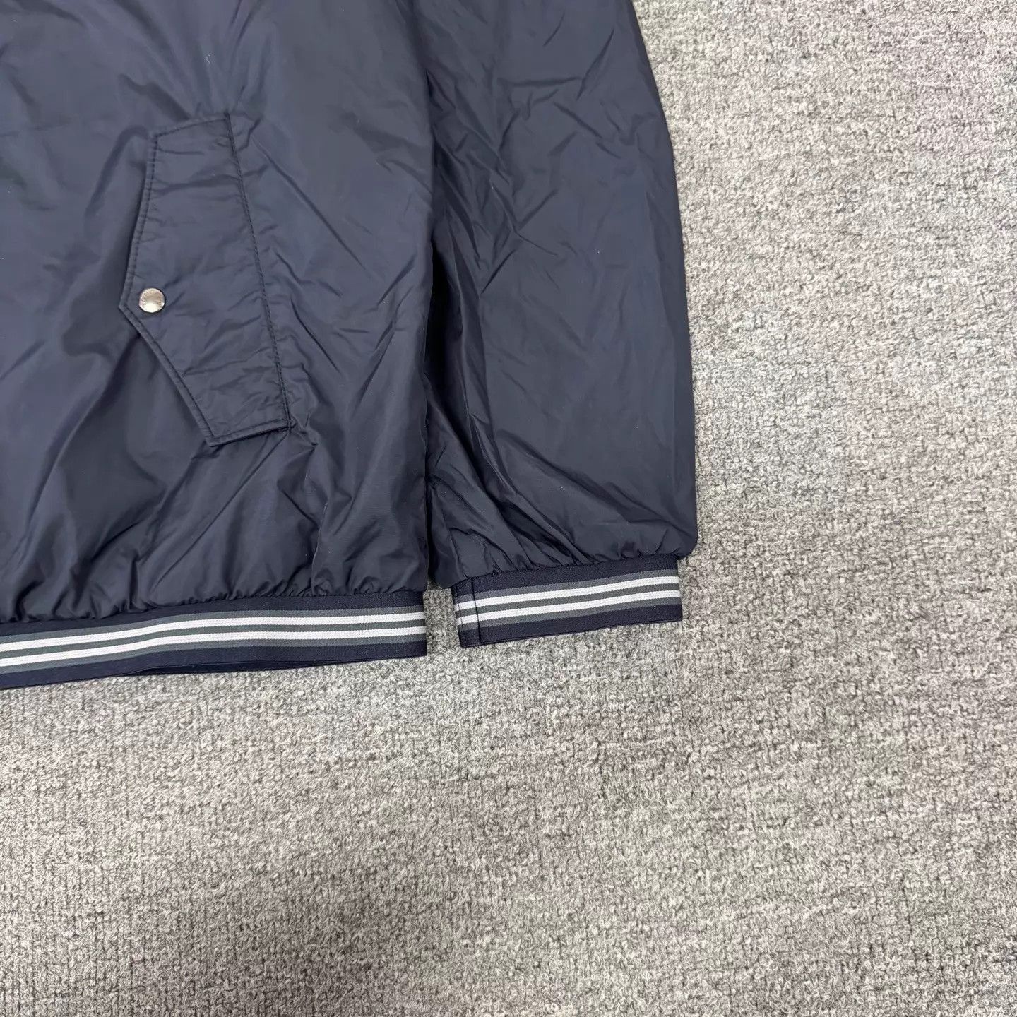 Moncler Black Zip-Up Bomber Jacket XXL Size US XXL / EU 58 / 5 - 5 Thumbnail
