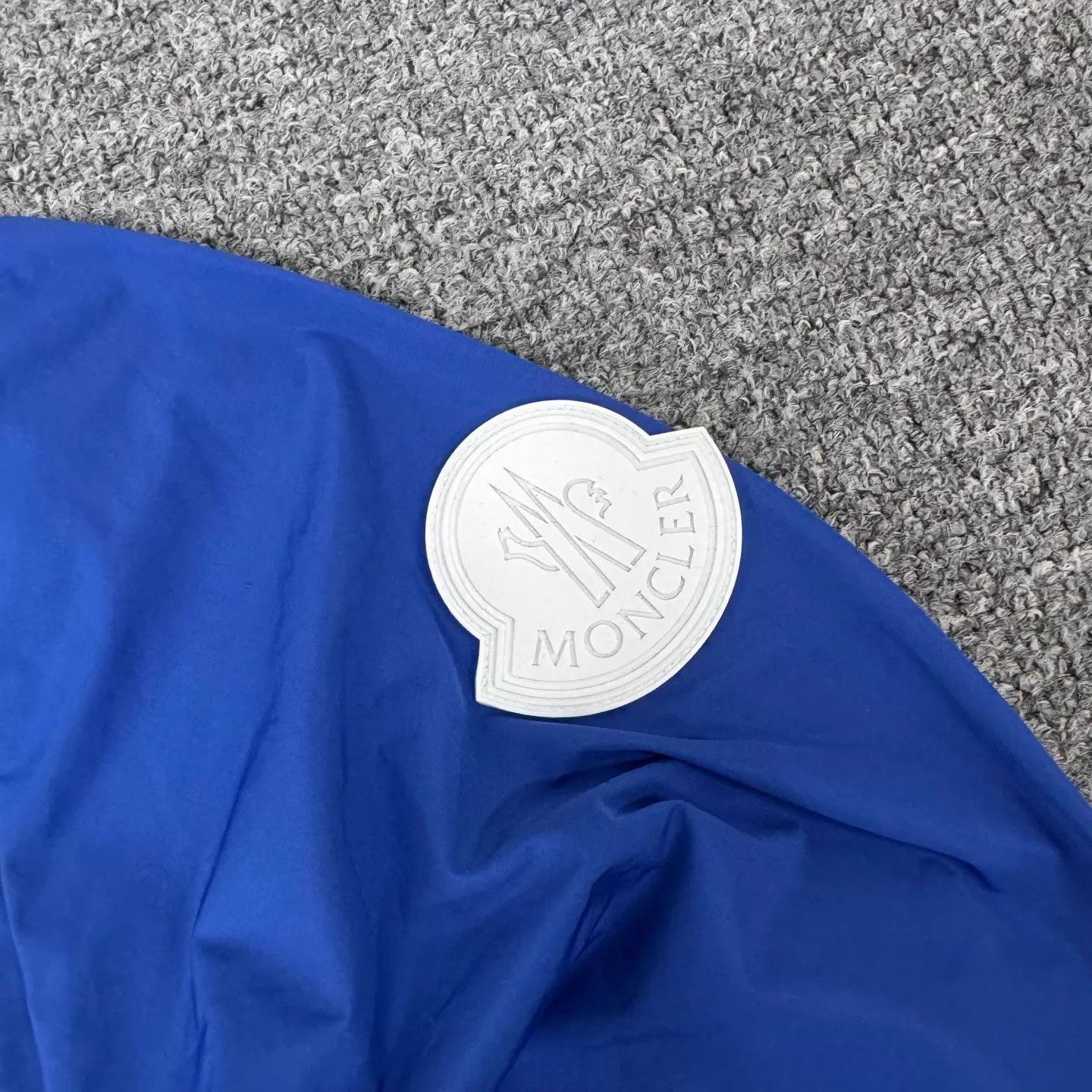 Moncler Blue Hooded Light Jacket with Zip Closure Size US XXL / EU 58 / 5 - 4 Thumbnail