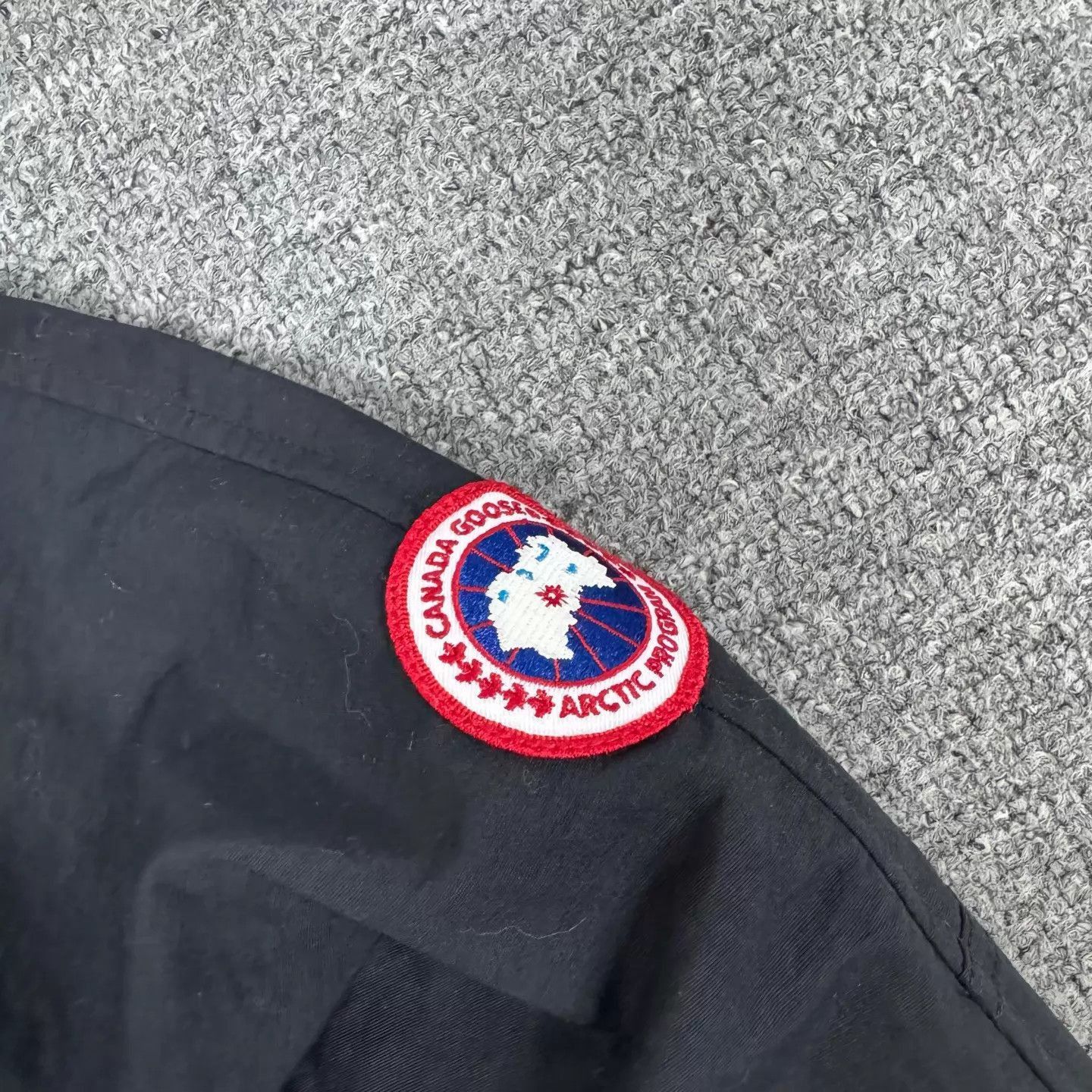 Canada Goose Black Bomber Jacket with Button Front - Size S Size US S / EU 44-46 / 1 - 3 Thumbnail