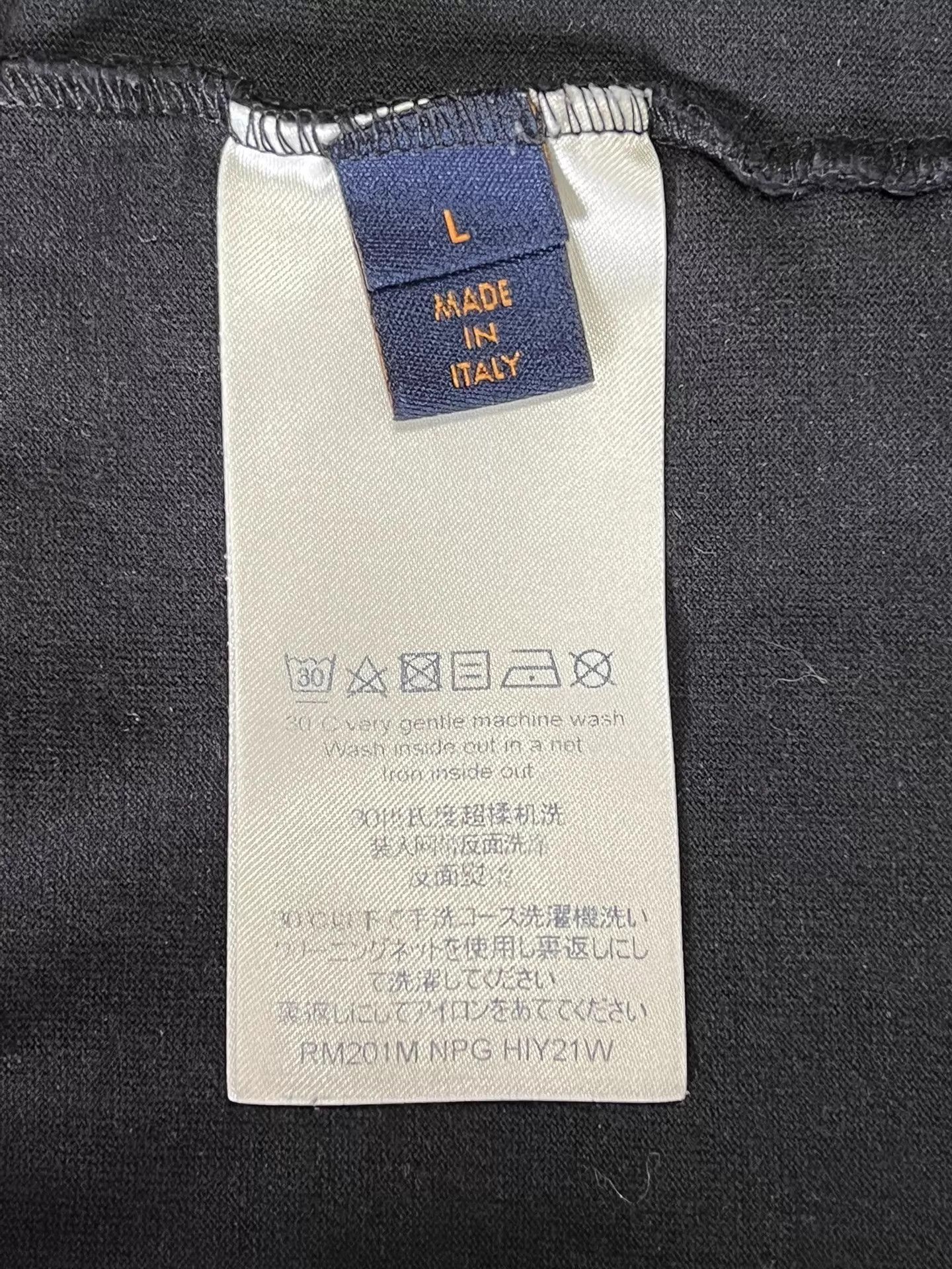 Louis Vuitton Black Short-Sleeve Graphic Tee Size US L / EU 52-54 / 3 - 8 Thumbnail