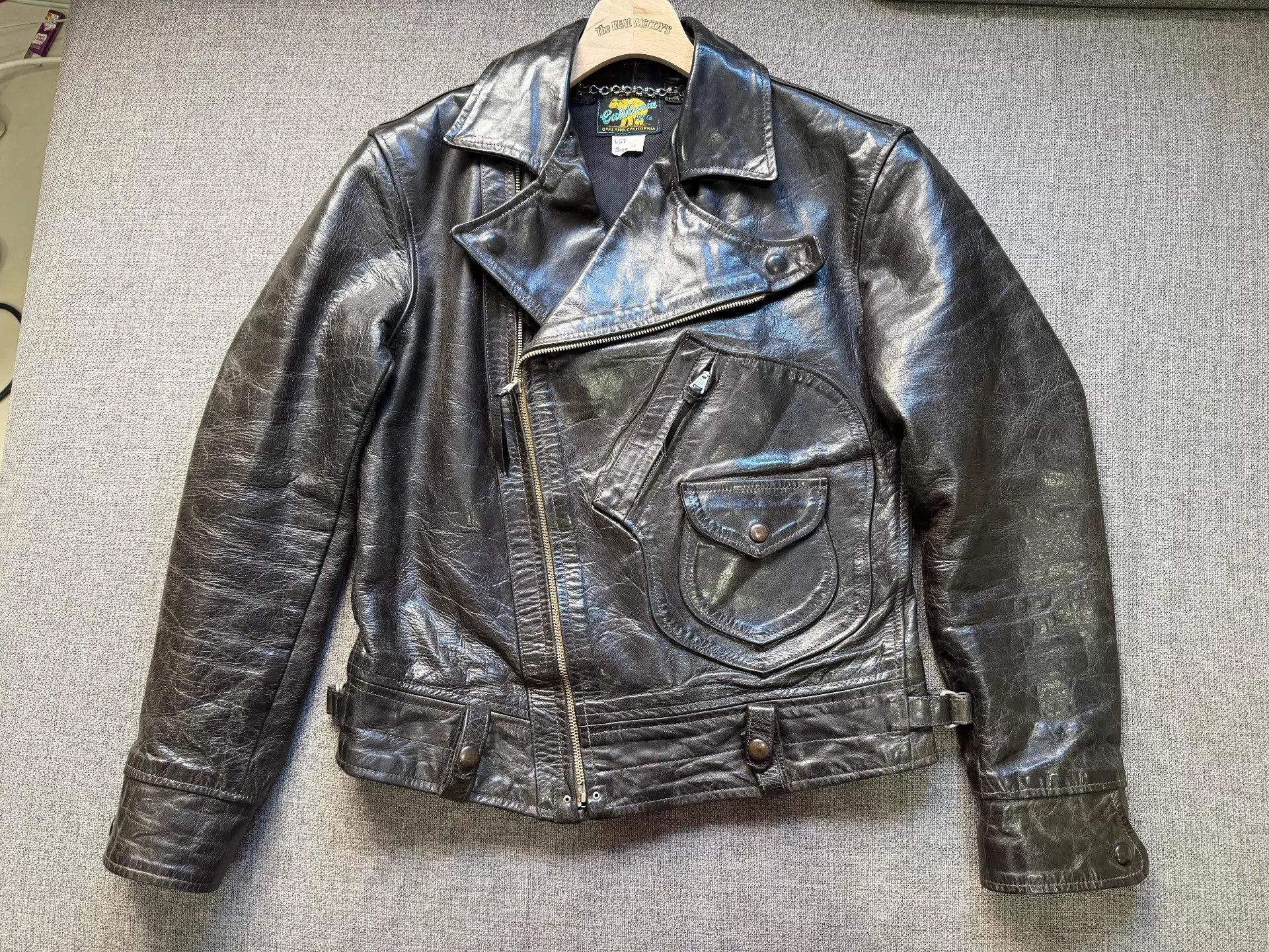Rainbow Country Brown Leather Jacket - Size XXS Size US XXS / EU 40 - 2 Thumbnail