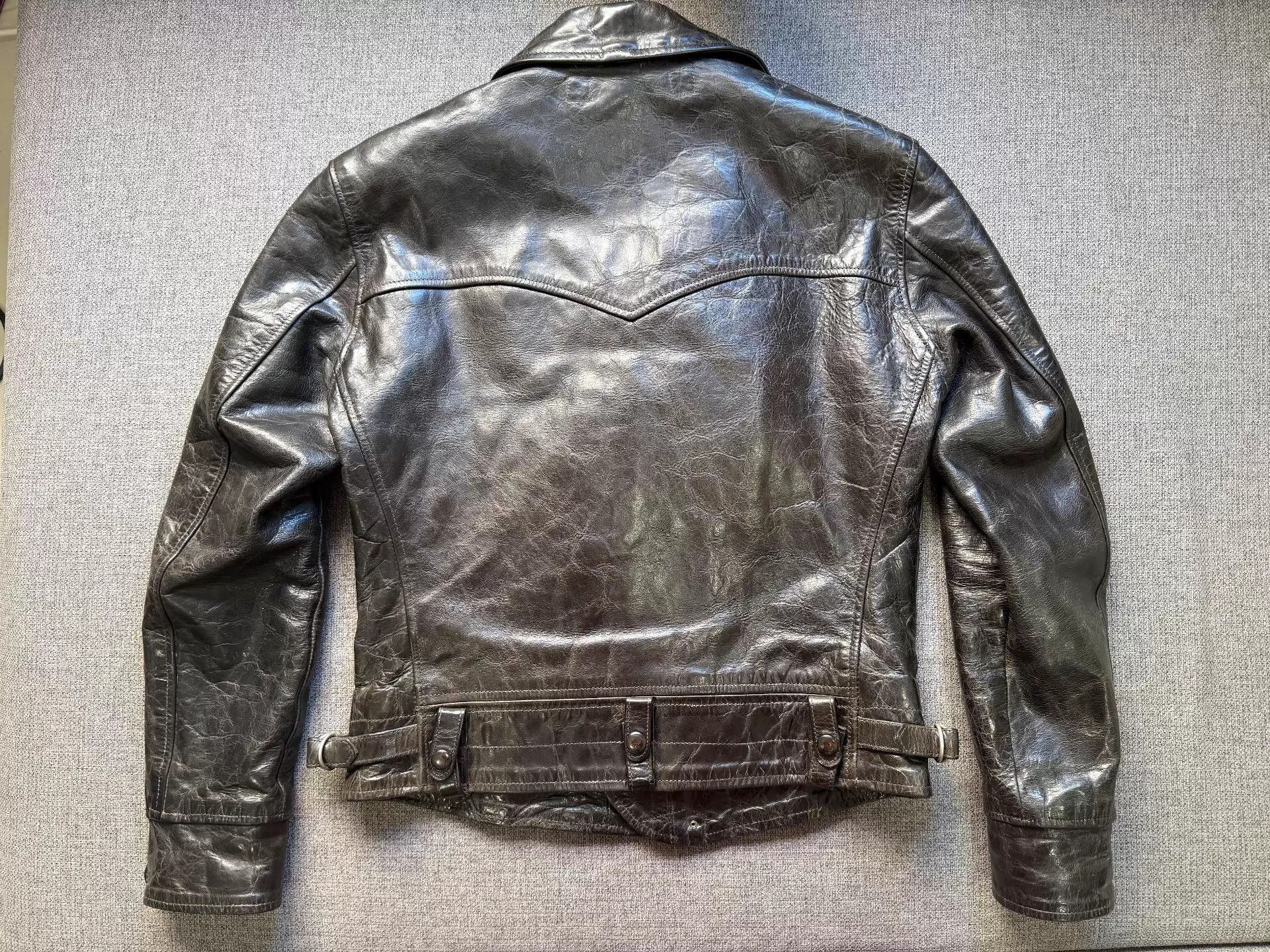 Rainbow Country Brown Leather Jacket - Size XXS Size US XXS / EU 40 - 3 Thumbnail