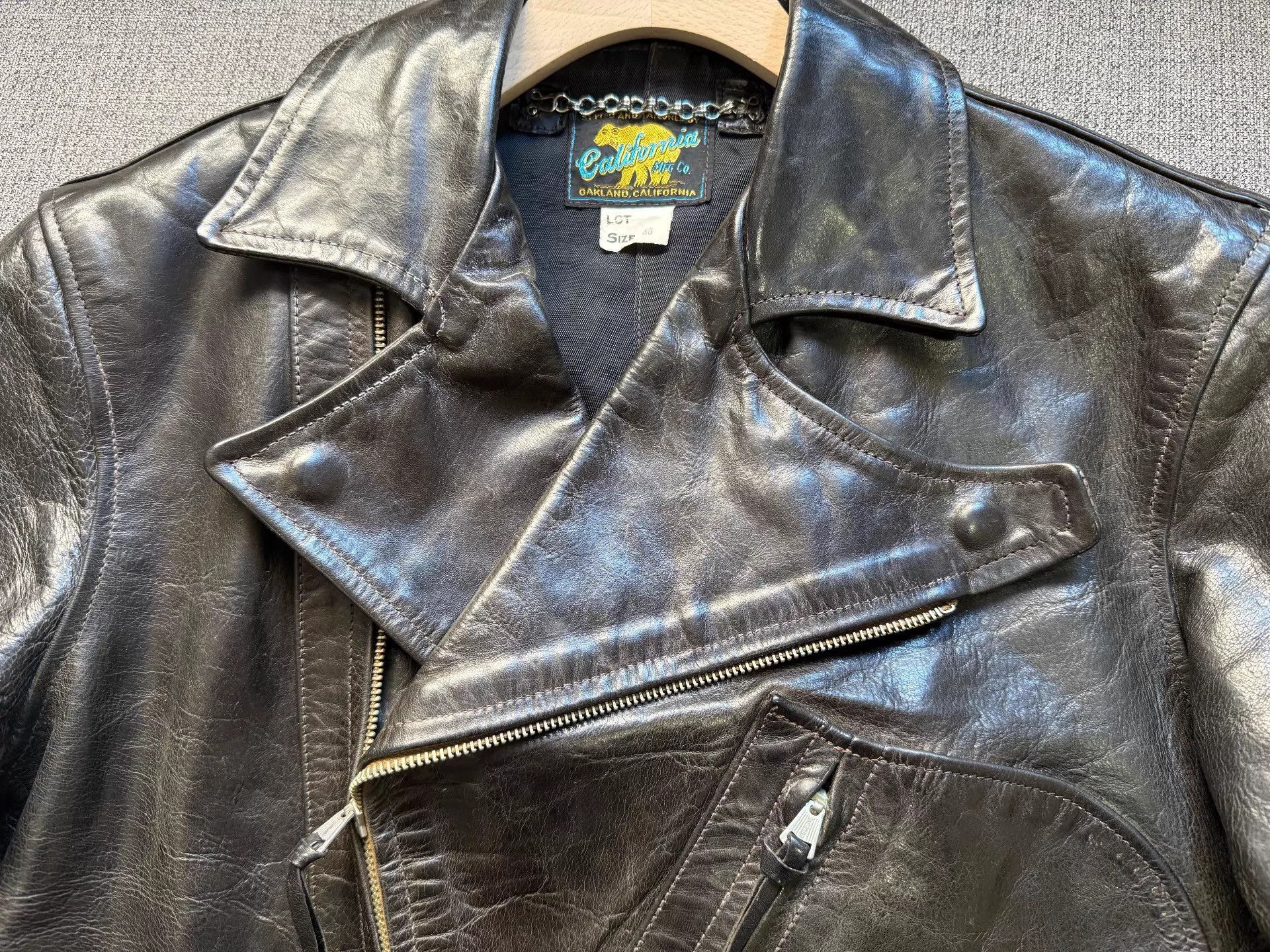 Rainbow Country Brown Leather Jacket - Size XXS Size US XXS / EU 40 - 4 Thumbnail