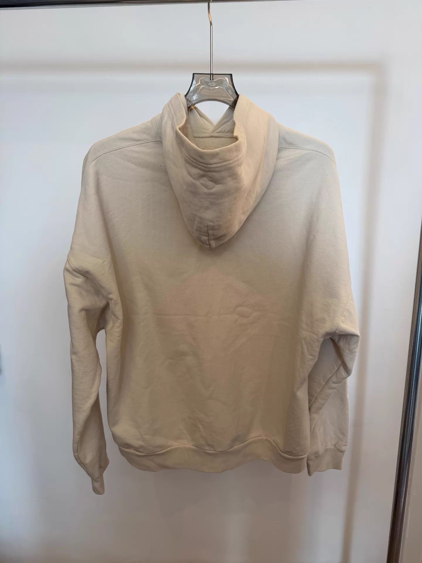 Balenciaga Beige Oversized Hoodie with Front Pocket Size US S / EU 44-46 / 1 - 2 Thumbnail