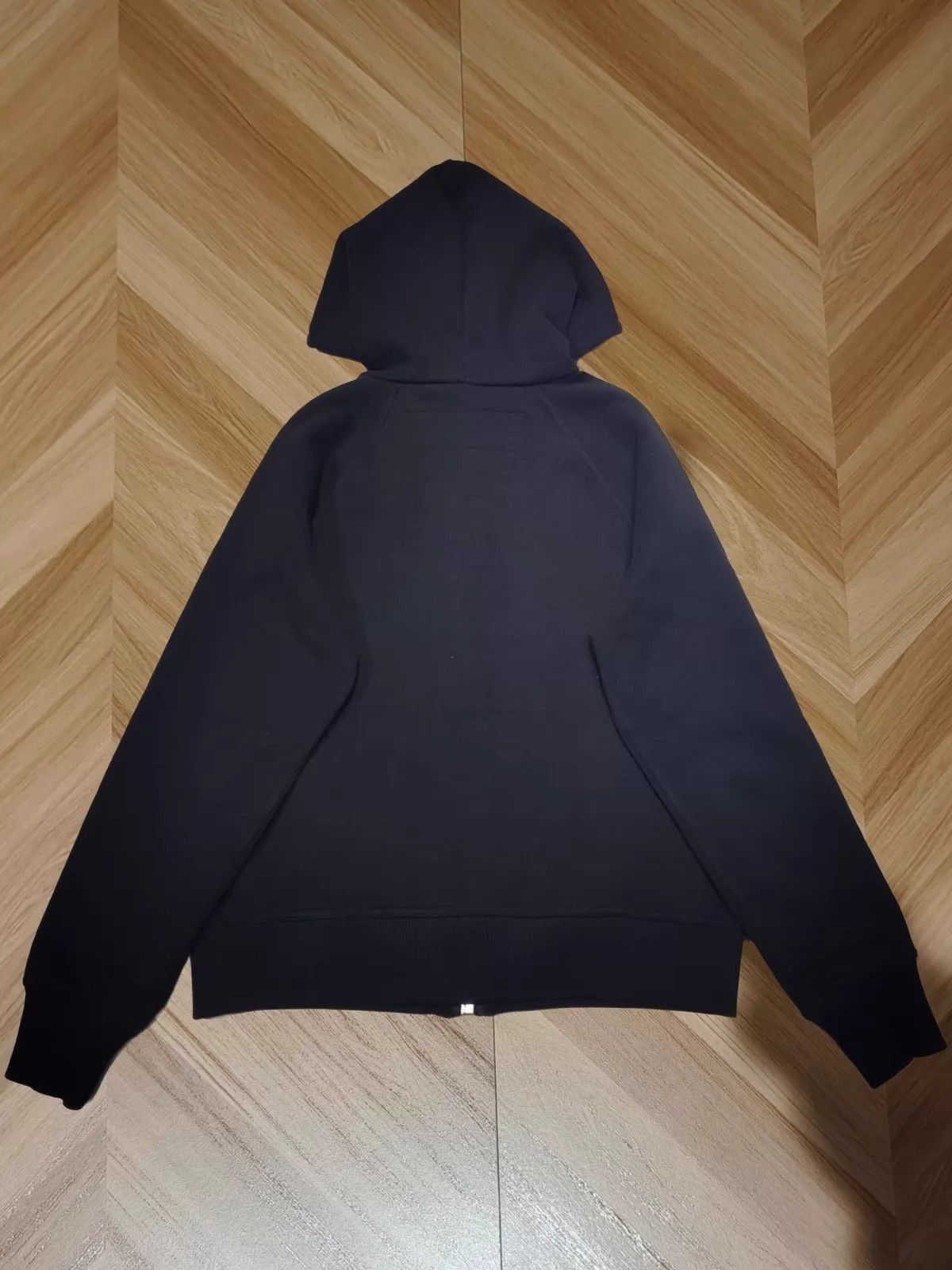 Burberry Black Zip-Up Hoodie with Check Lining, Size M Size US M / EU 48-50 / 2 - 2 Thumbnail