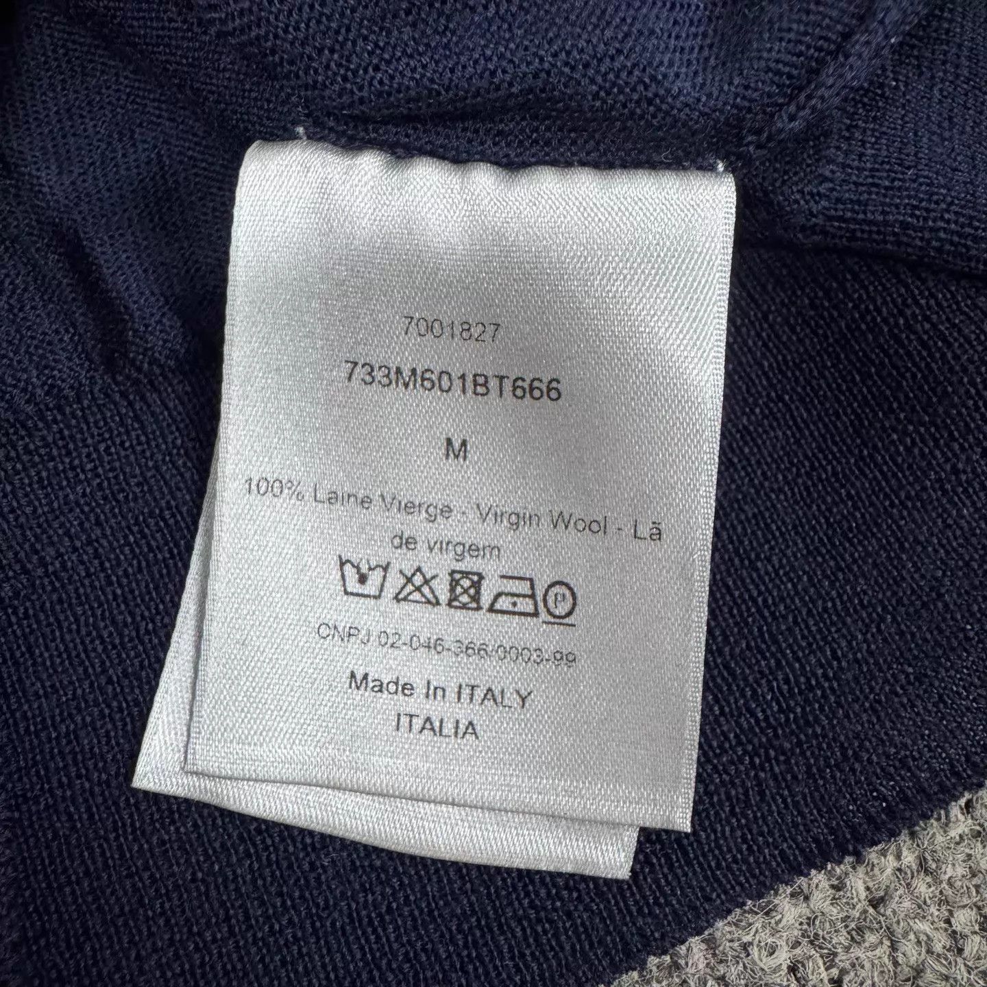 Dior Blue Long Sleeve Sweater Size M Size US M / EU 48-50 / 2 - 8 Thumbnail