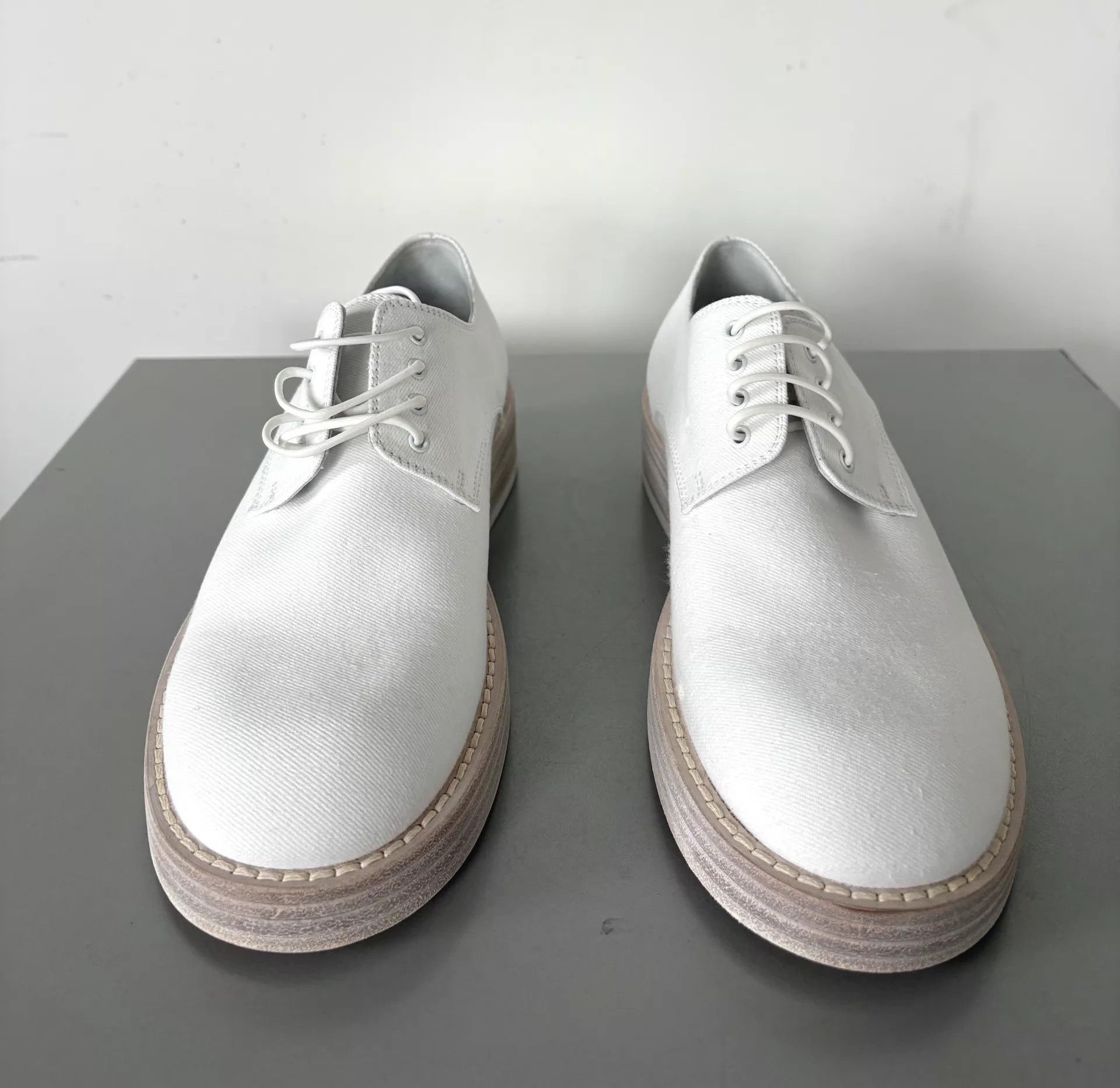 Ann Demeulemeester White Lace-Up Formal Shoes Size 6.5 Size US 6.5 / EU 39-40 - 4 Thumbnail