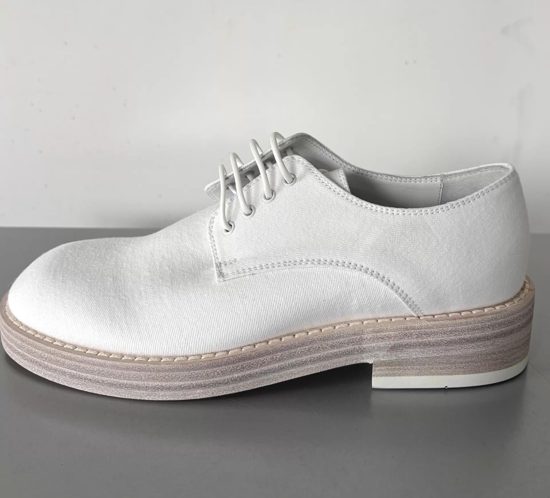 Ann Demeulemeester White Lace-Up Formal Shoes Size 6.5 Size US 6.5 / EU 39-40 - 3 Thumbnail