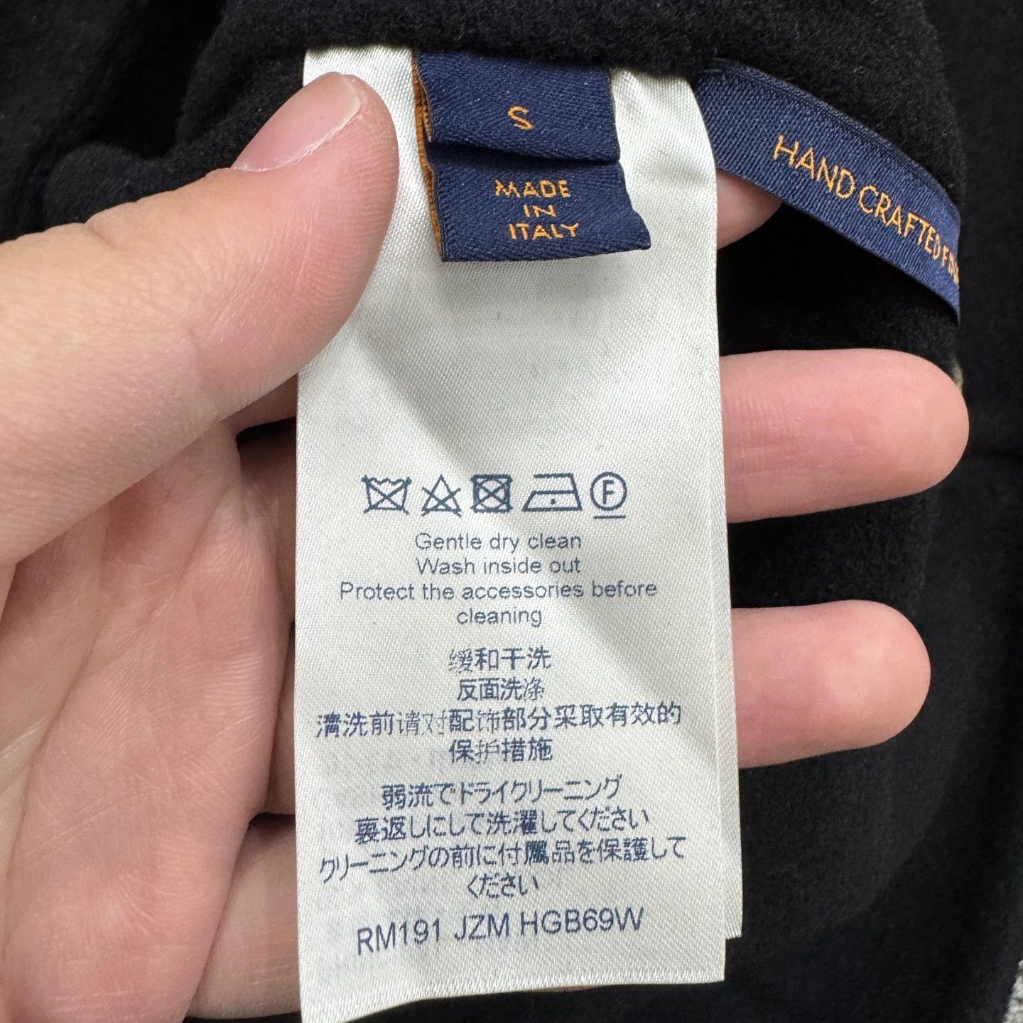 Louis Vuitton Black Oversized Hoodie with Front Pocket - Size S Size US S / EU 44-46 / 1 - 3 Thumbnail