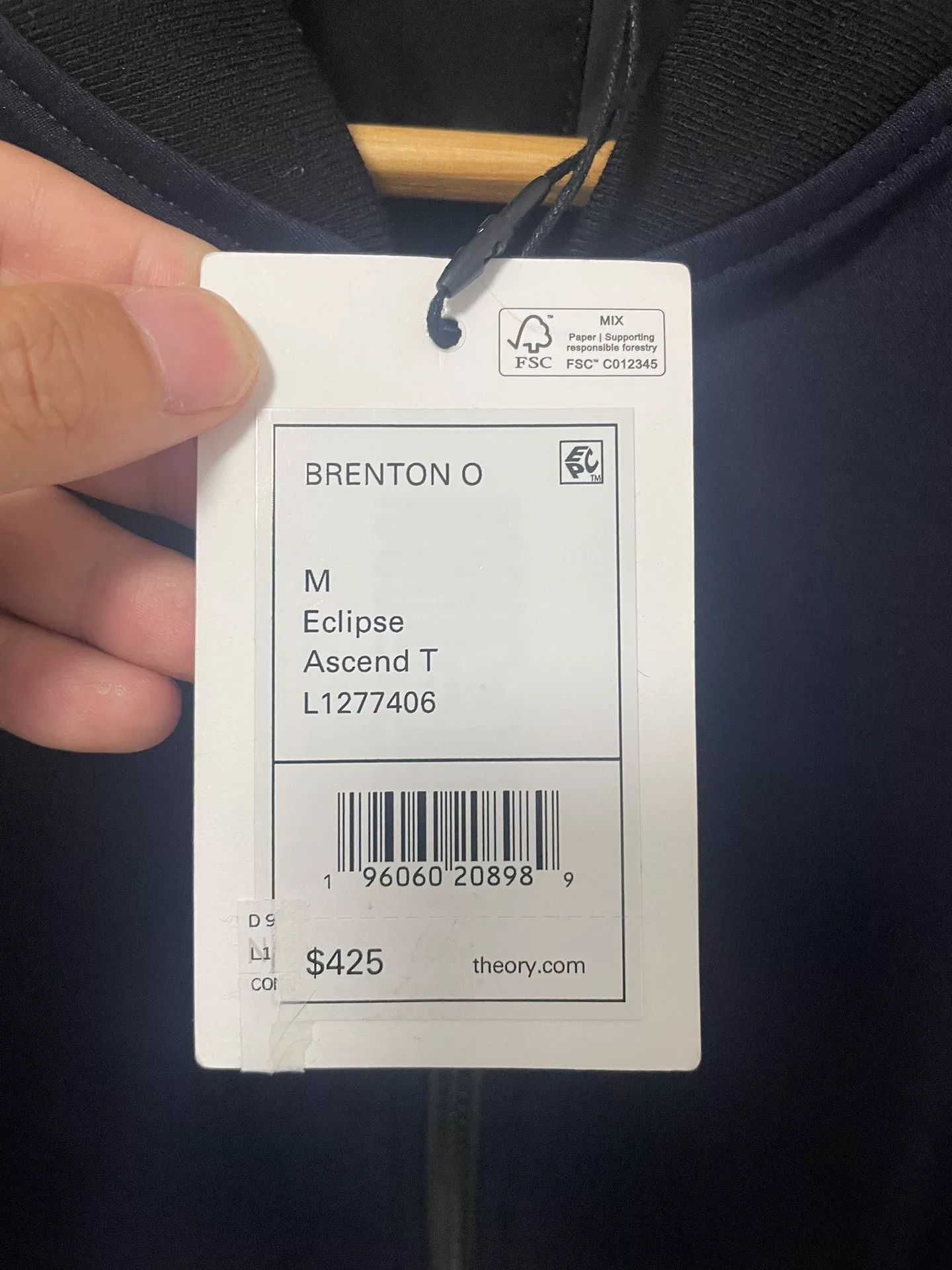 Theory Theory Men's Minimalist Jacket Size US M / EU 48-50 / 2 - 2 Thumbnail