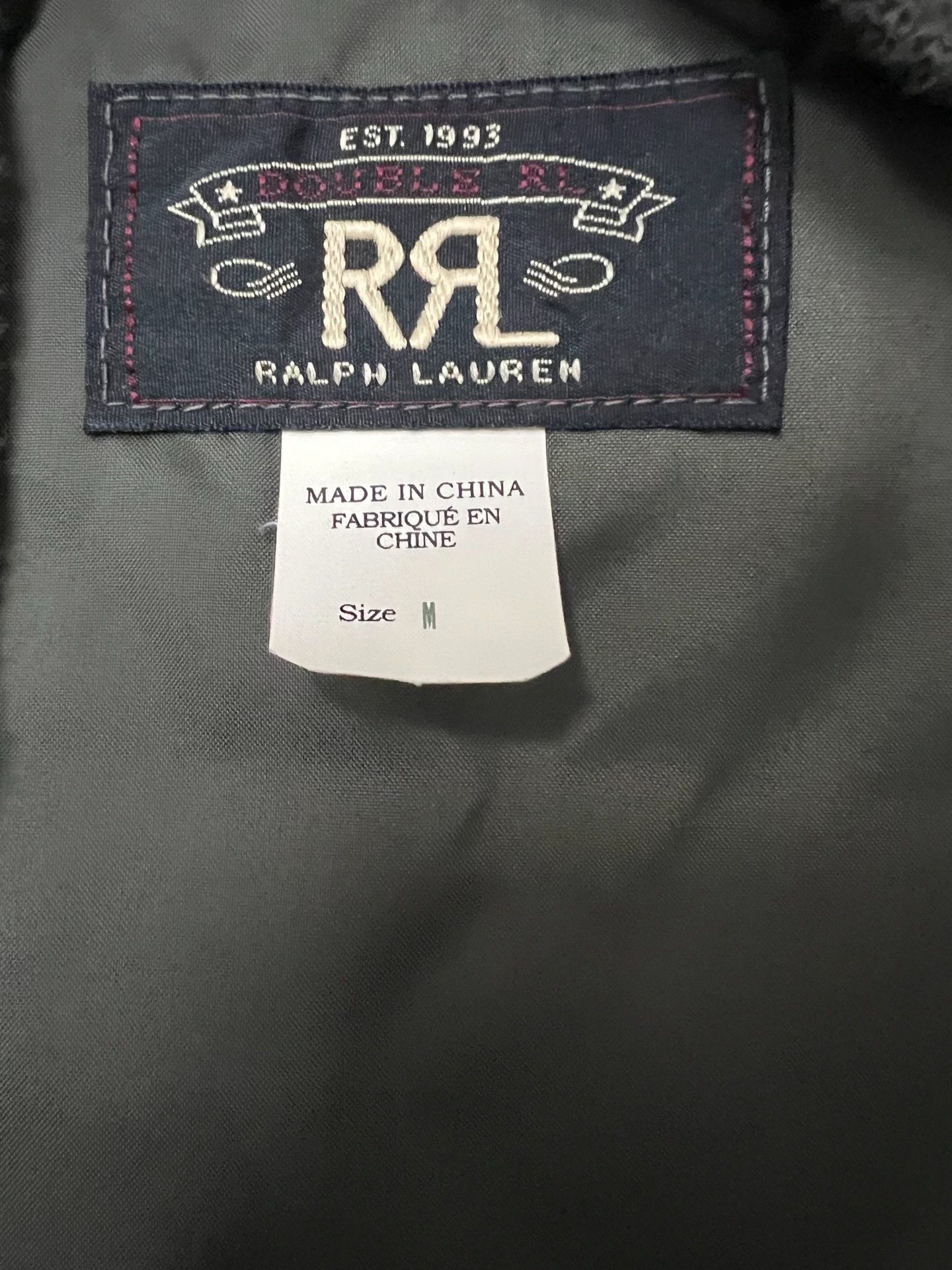 RRL Ralph Lauren RRL Vintage Black Padded Men's Jacket Size US M / EU 48-50 / 2 - 2 Thumbnail