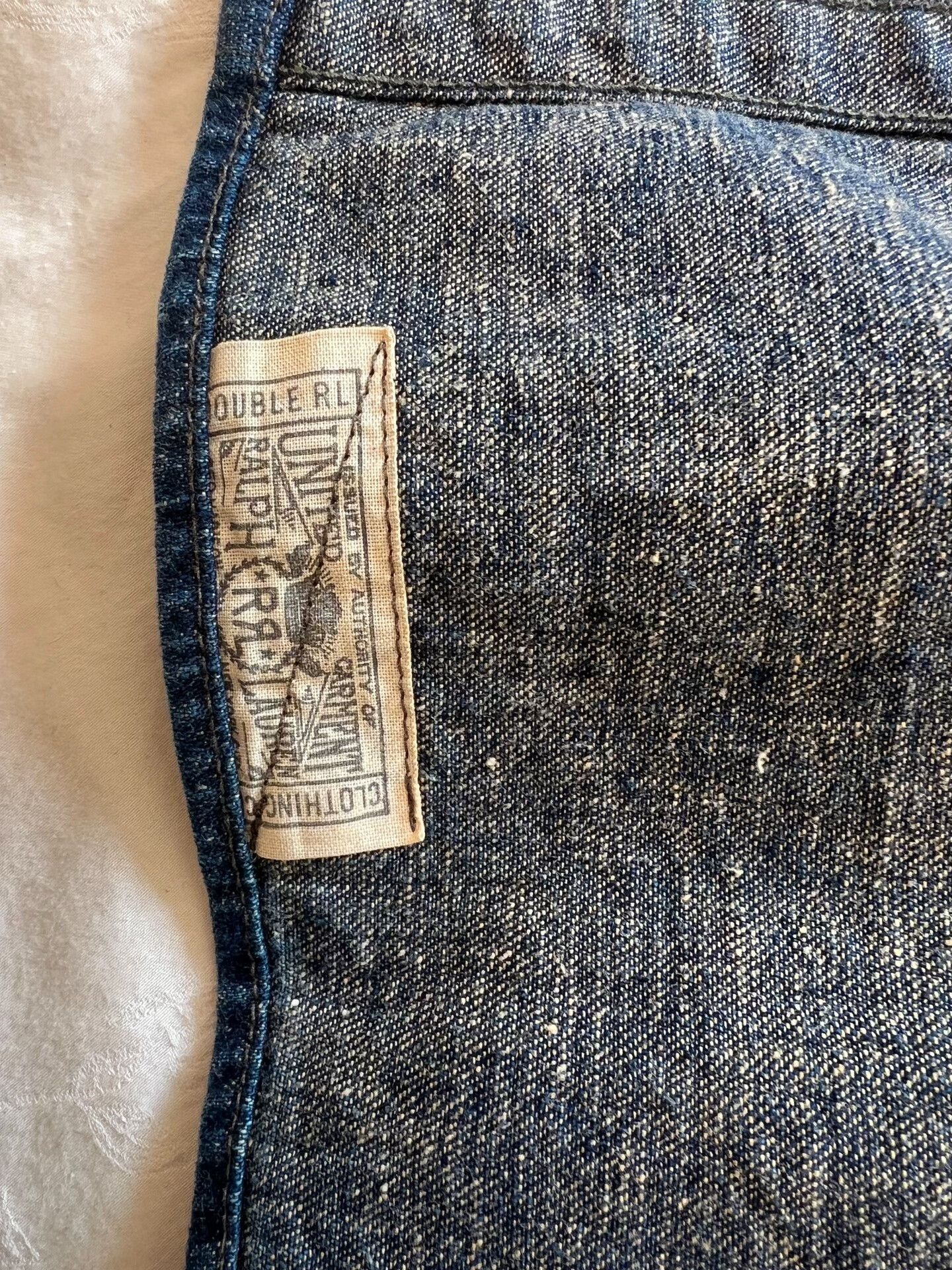 RRL Ralph Lauren RRL Double RL Denim Thick Shirt Size US L / EU 52-54 / 3 - 3 Thumbnail