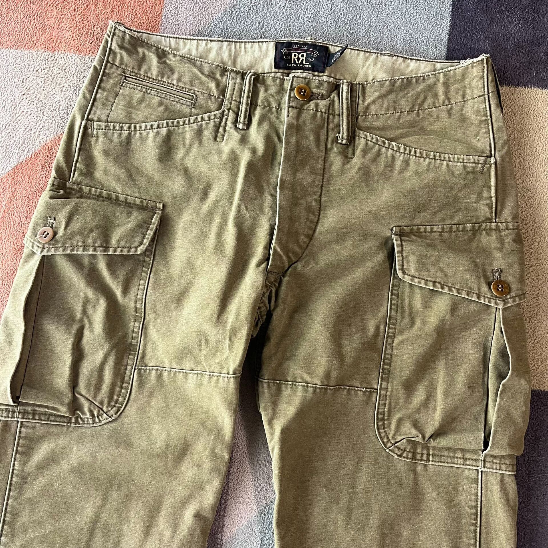 RRL Ralph Lauren RRL Military Cargo Work Pants Size US 30 / EU 46 - 3 Thumbnail