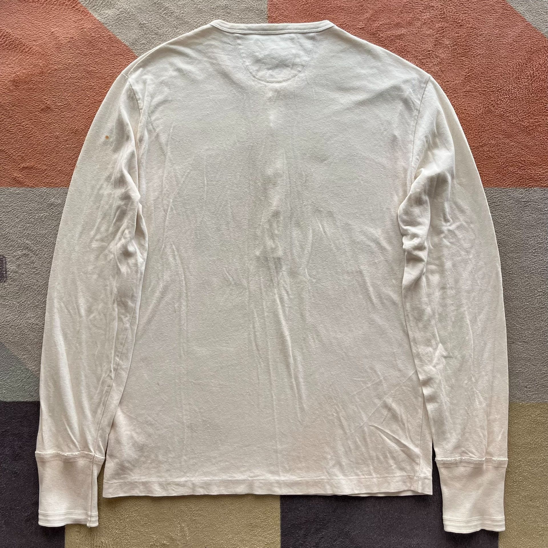 RRL Ralph Lauren Ralph Lauren Military Henley Polo Size US S / EU 44-46 / 1 - 6 Thumbnail