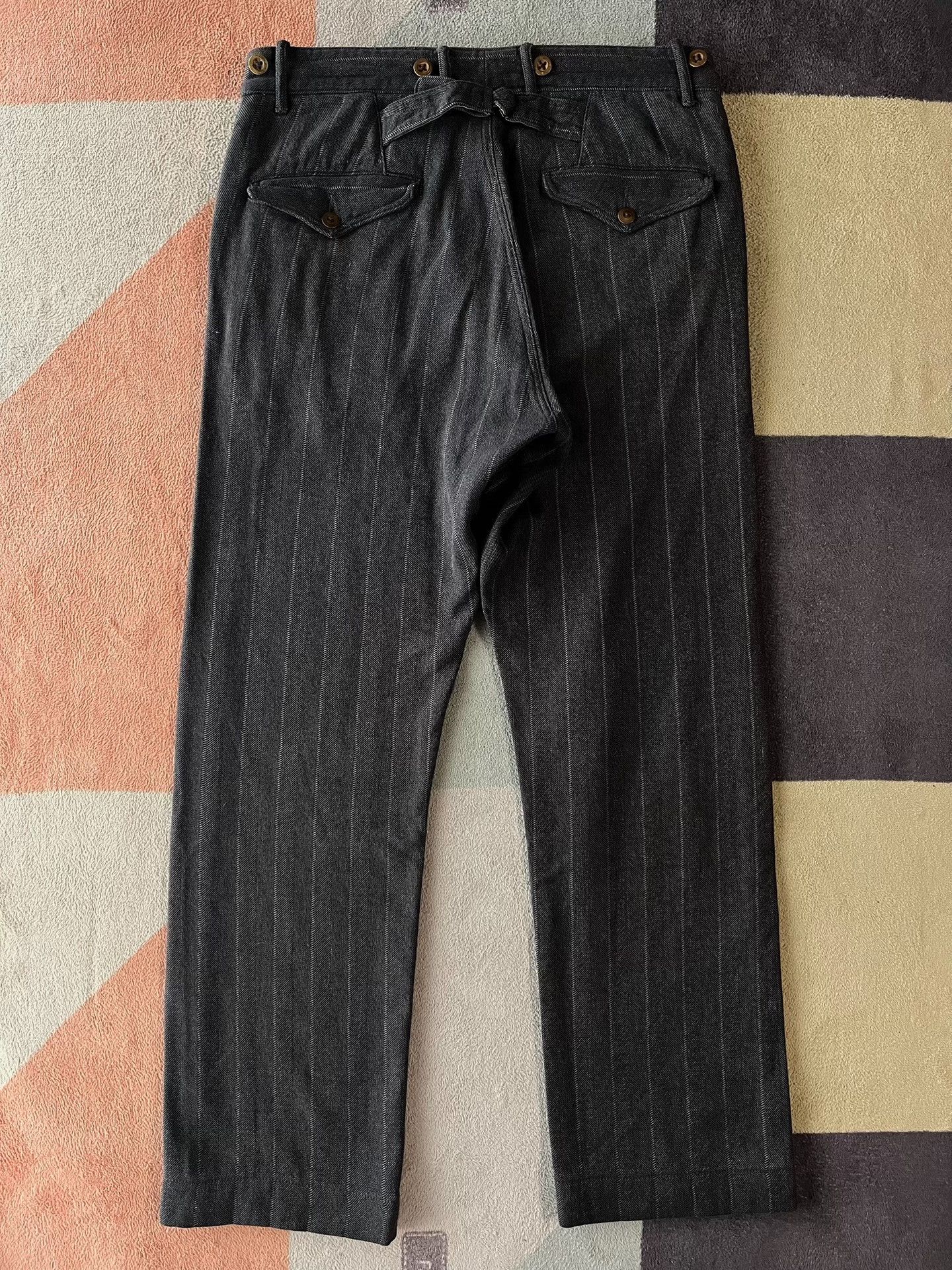 RRL Ralph Lauren RRL Striped Double RL Pants Size US 32 / EU 48 - 2 Thumbnail