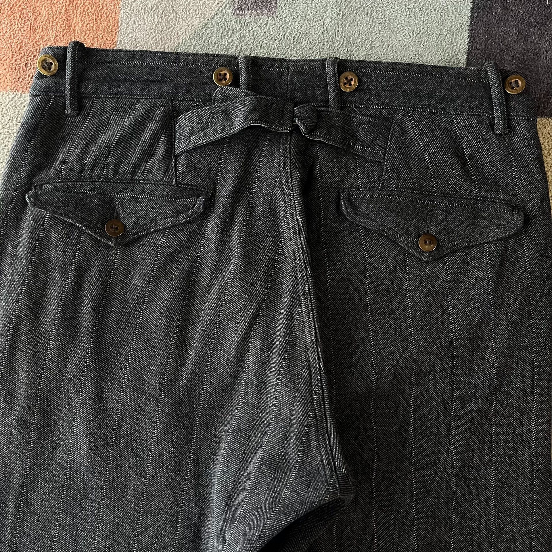 RRL Ralph Lauren RRL Striped Double RL Pants Size US 32 / EU 48 - 6 Thumbnail