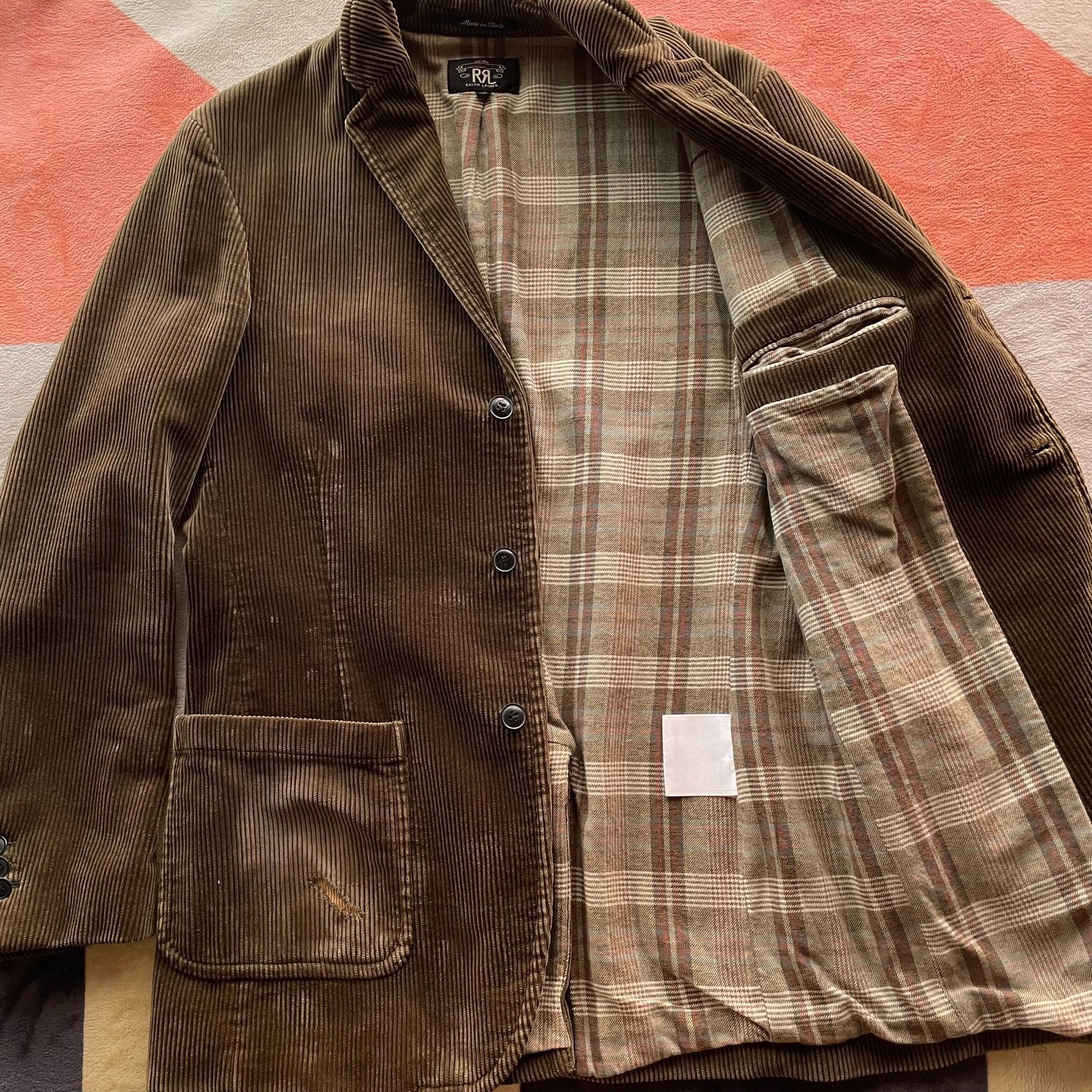 RRL Ralph Lauren RRL Corduroy Patch Blazer Size US M / EU 48-50 / 2 - 5 Thumbnail