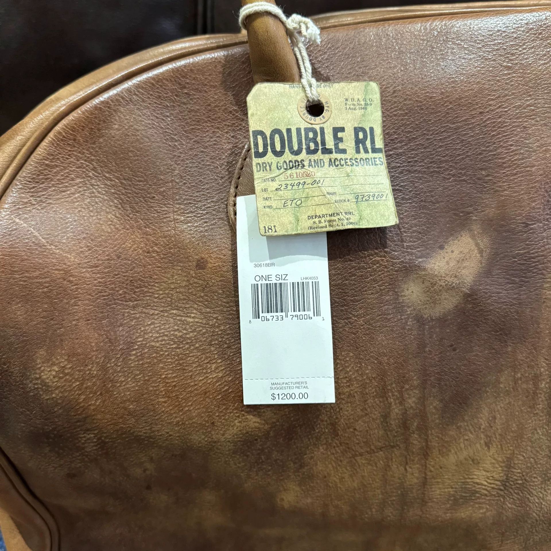 RRL Ralph Lauren RRL Ralph Lauren Double RL Travel Bag Size ONE SIZE - 4 Thumbnail