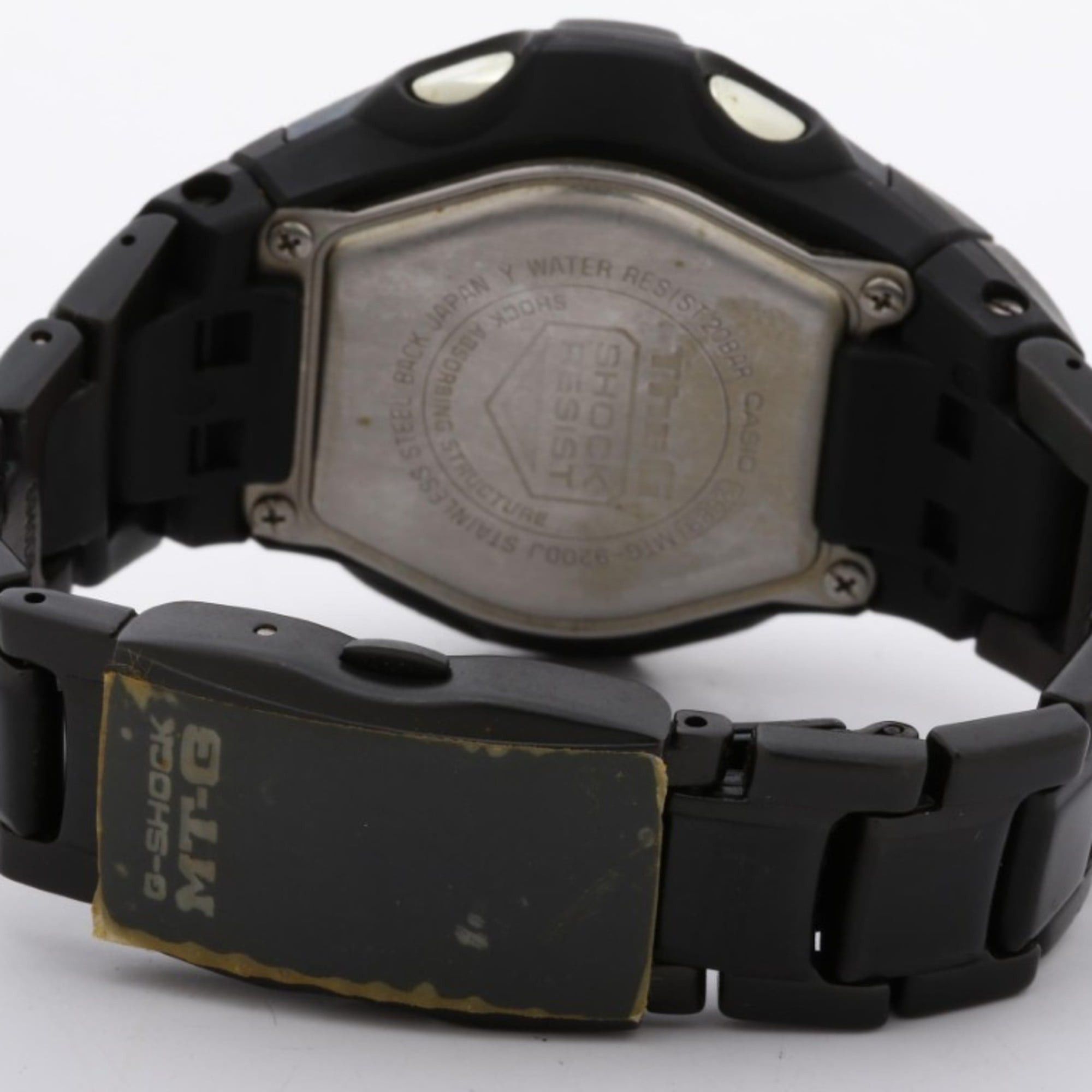 CASIO G-SHOCK MTG920DJ Black Stainless Steel Men's Digital Watch