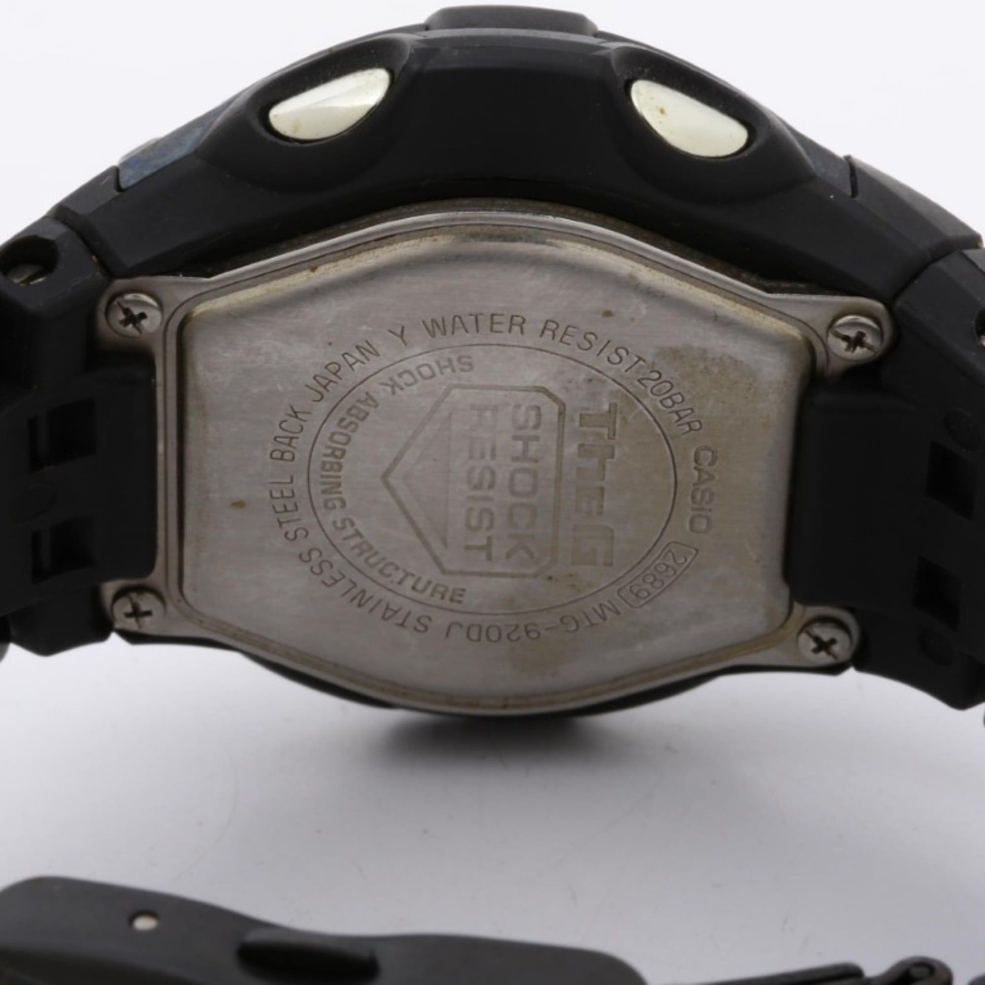 CASIO G-SHOCK MTG920DJ Black Stainless Steel Men's Digital Watch