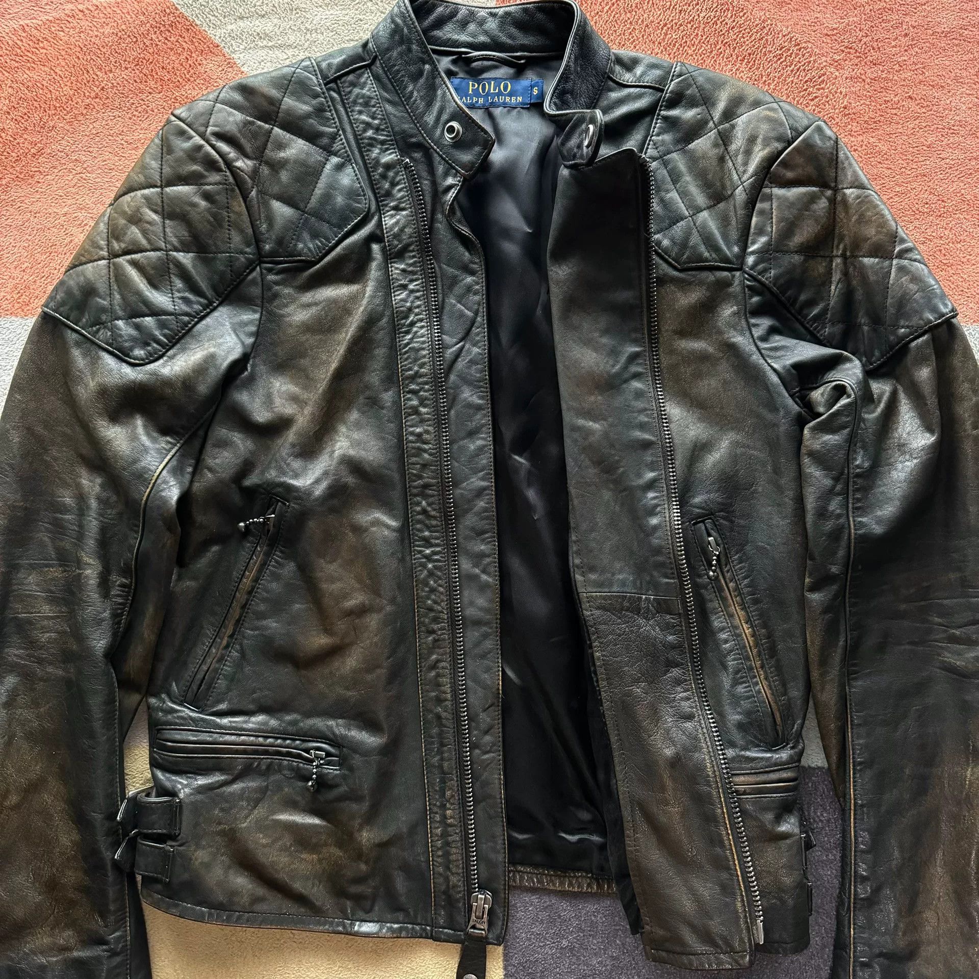 Polo Ralph Lauren Ralph Lauren 2015 J100 Leather Jacket Size US S / EU 44-46 / 1 - 2 Thumbnail