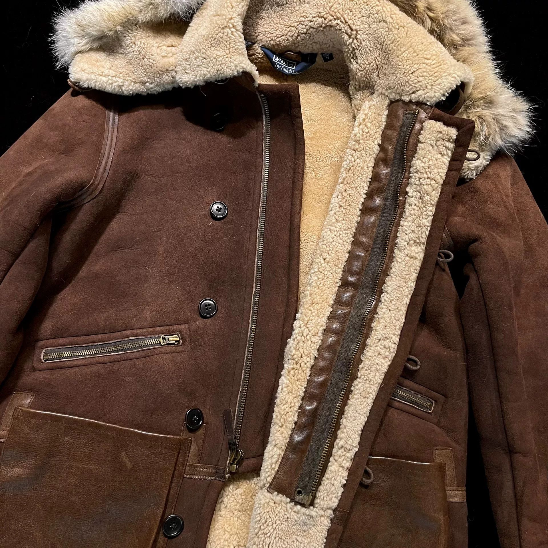 Polo Ralph Lauren Ralph Lauren B7 Shearling Coat Size US M / EU 48-50 / 2 - 3 Thumbnail