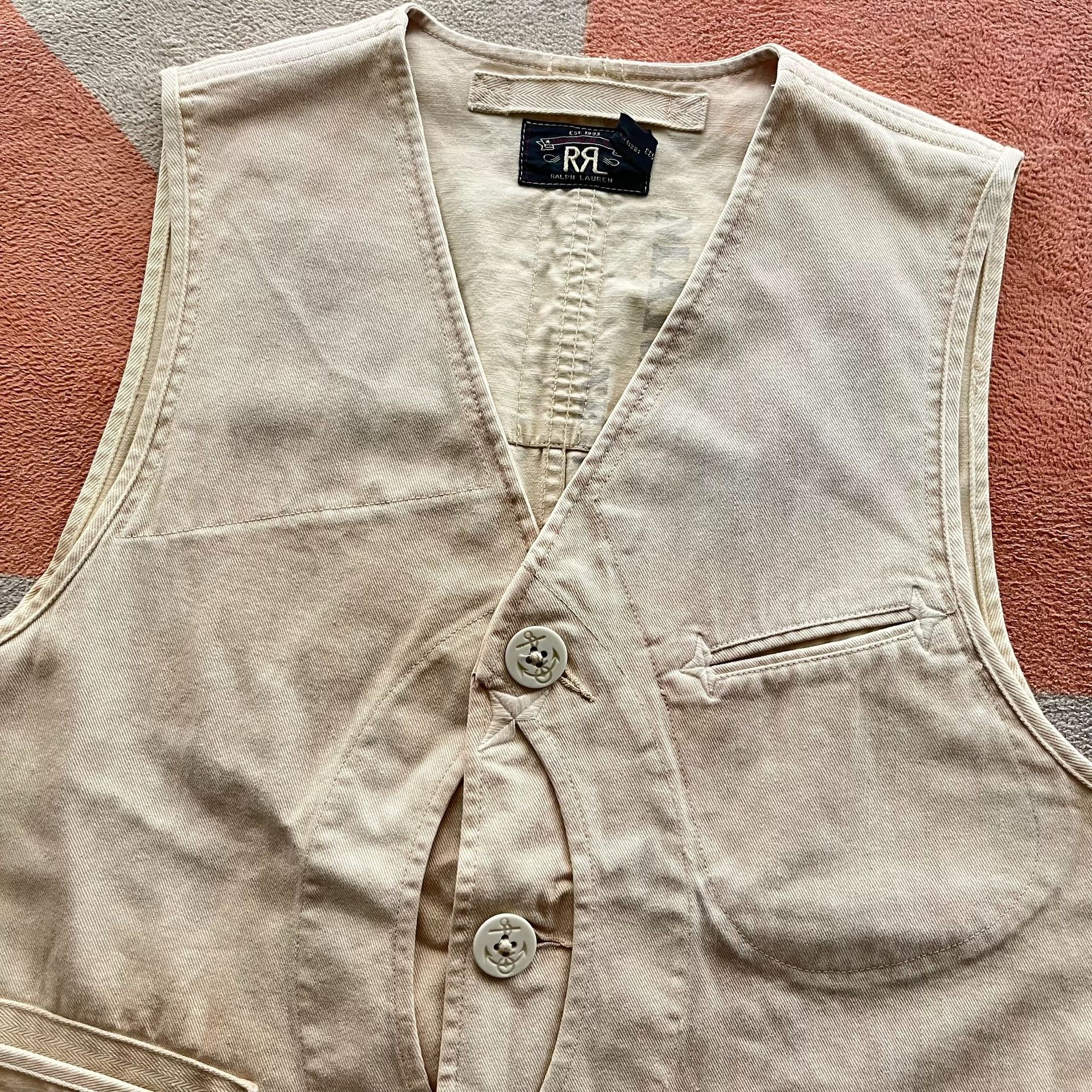 RRL Ralph Lauren RRL Military Hunting Vest Size US M / EU 48-50 / 2 - 4 Thumbnail