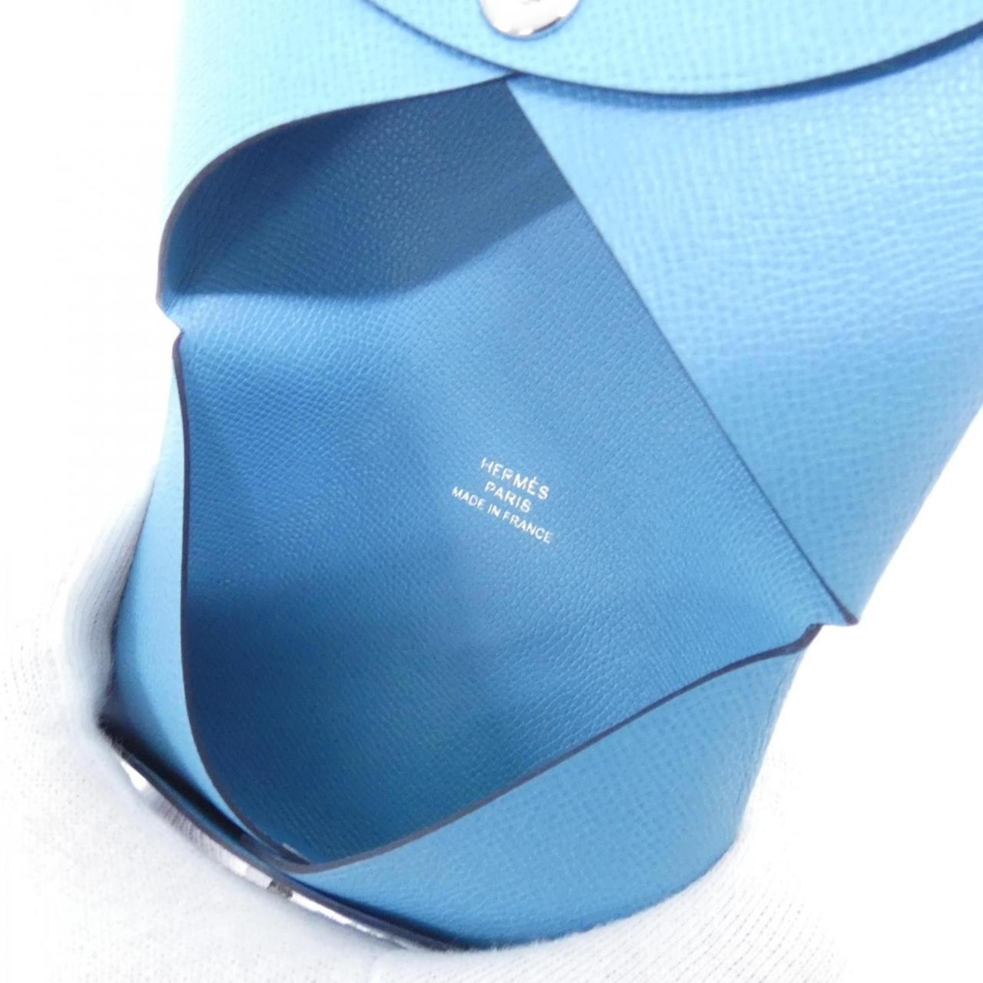 Hermes Hermes Calvi 078309CK Business Card Holder/Card Case Size ONE SIZE - 4 Thumbnail