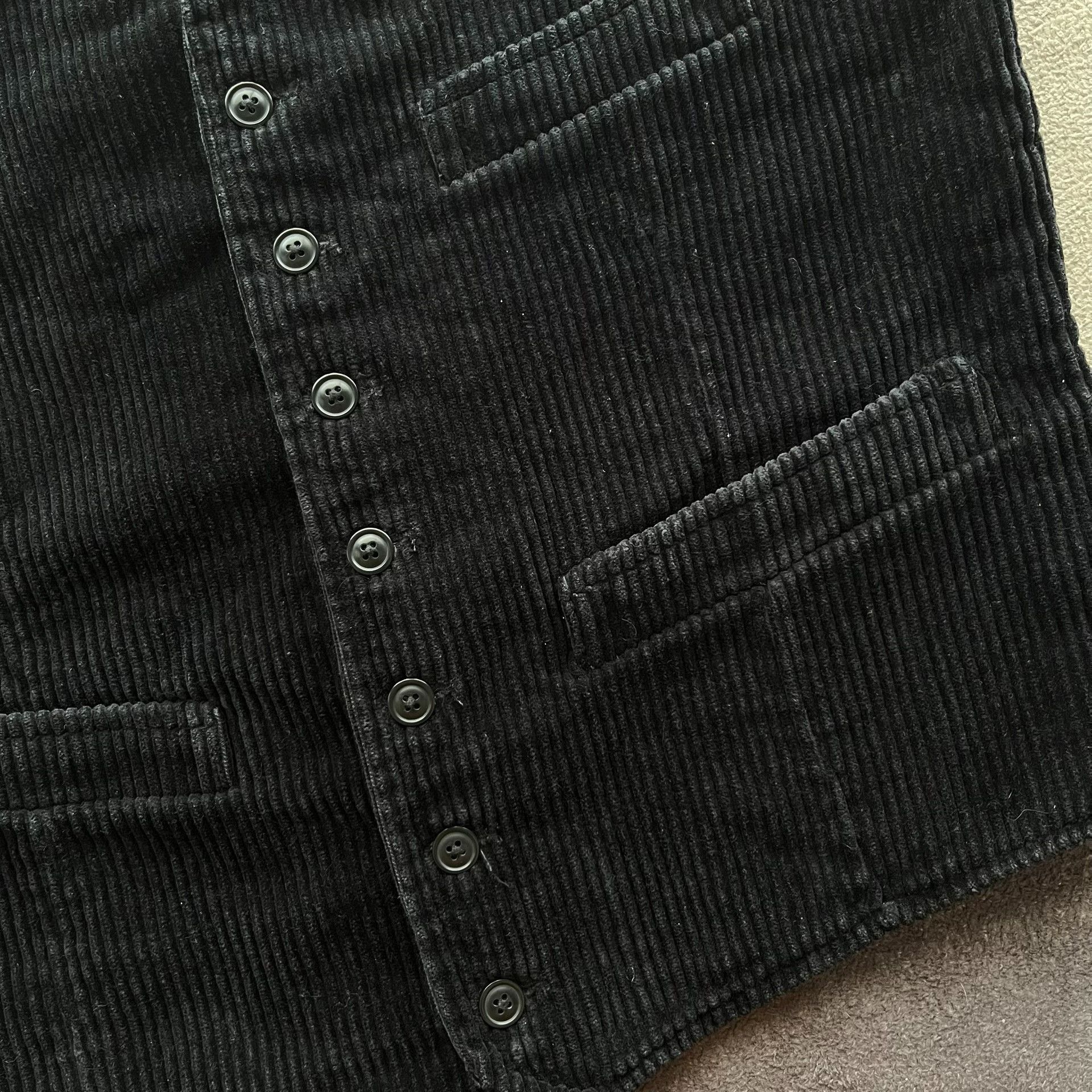 Denim & Supply Ralph Lauren Ralph Lauren Denim Supply Black Corduroy Vest Size US S / EU 44-46 / 1 - 5 Thumbnail