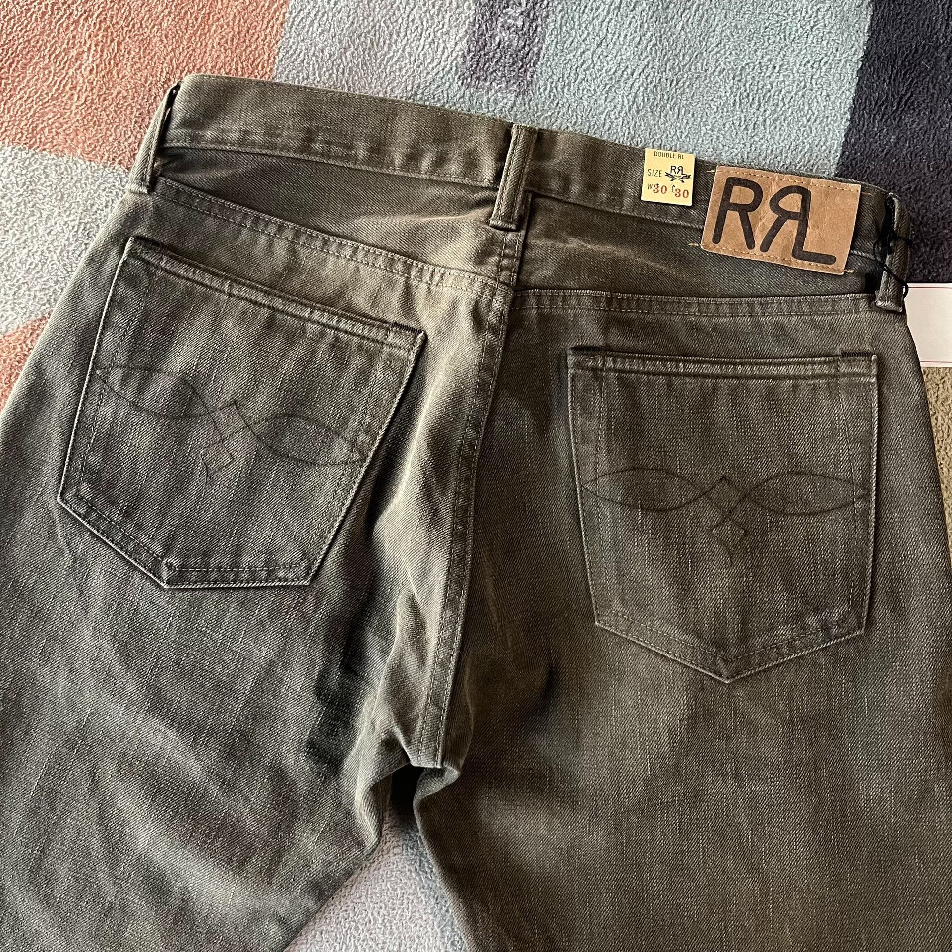 RRL Ralph Lauren RRL Double RL Slim Fit Jeans Size US 30 / EU 46 - 9 Thumbnail