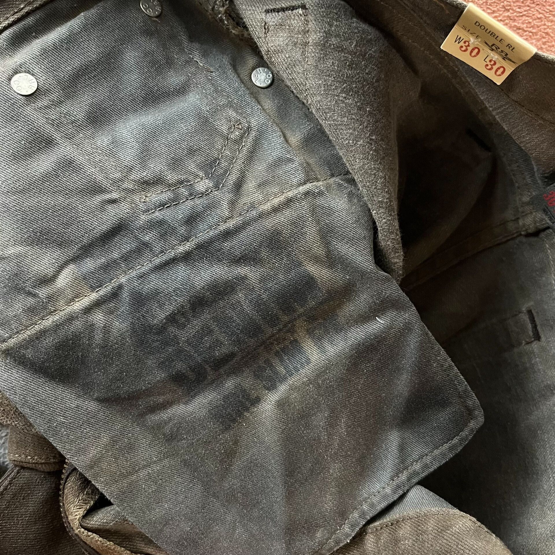 RRL Ralph Lauren RRL Double RL Slim Fit Jeans Size US 30 / EU 46 - 5 Thumbnail