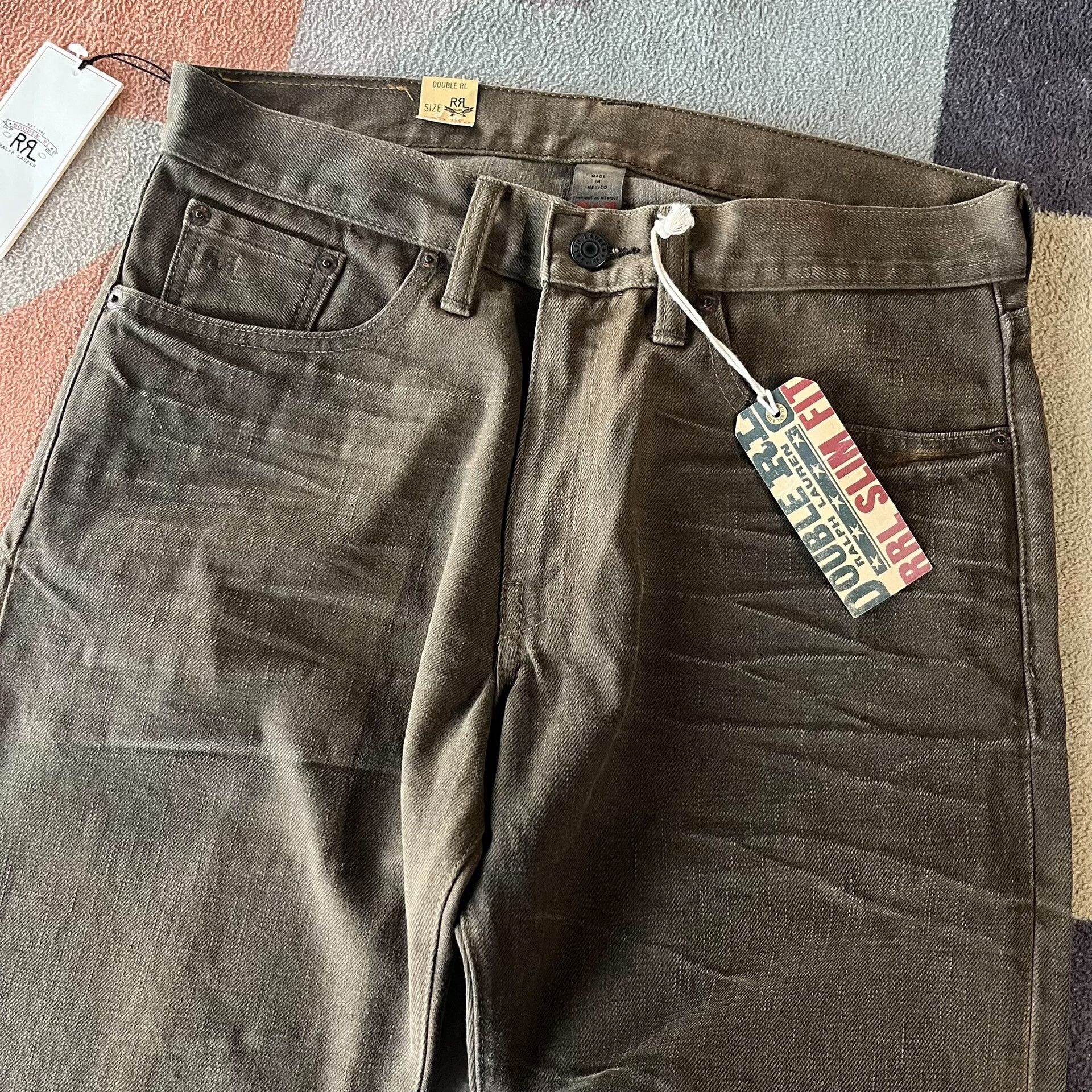 RRL Ralph Lauren RRL Double RL Slim Fit Jeans Size US 30 / EU 46 - 3 Thumbnail