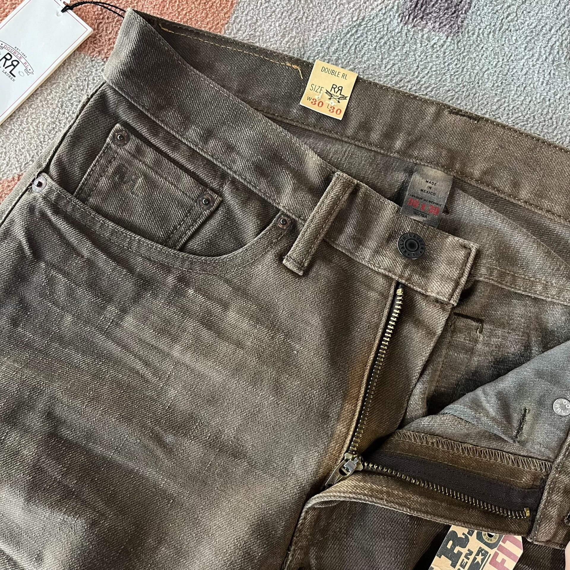 RRL Ralph Lauren RRL Double RL Slim Fit Jeans Size US 30 / EU 46 - 4 Thumbnail