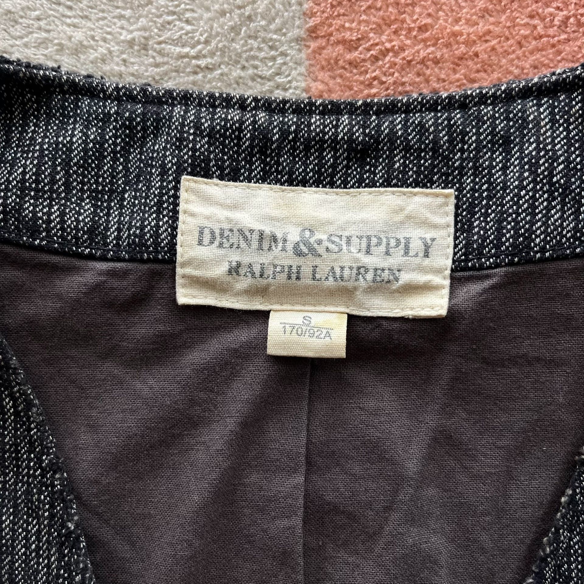 Denim & Supply Ralph Lauren Ralph Lauren Denim Supply Pepper Salt Vest Size US S / EU 44-46 / 1 - 4 Thumbnail