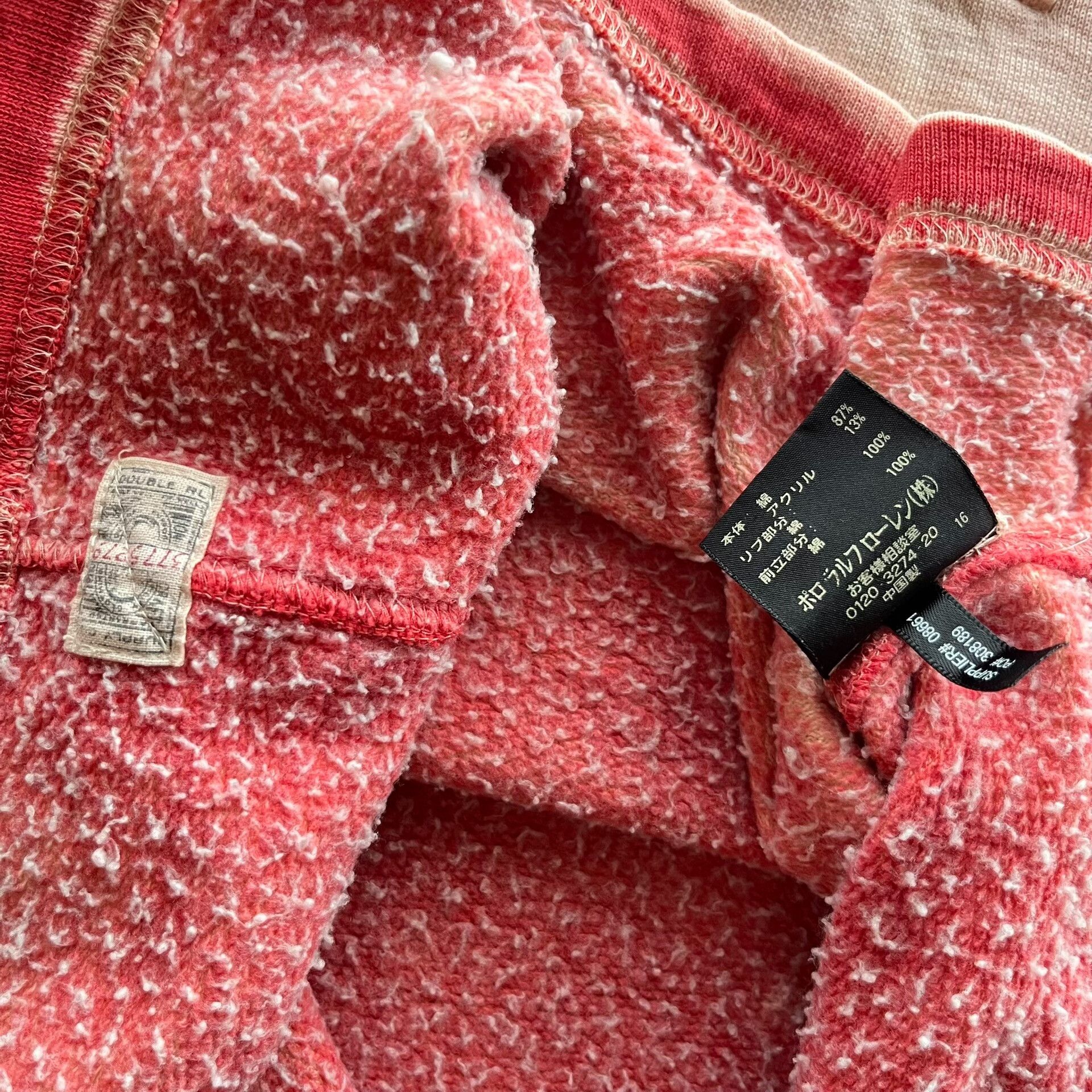 RRL Ralph Lauren RRL Pink Henley Sweater Size US S / EU 44-46 / 1 - 5 Thumbnail