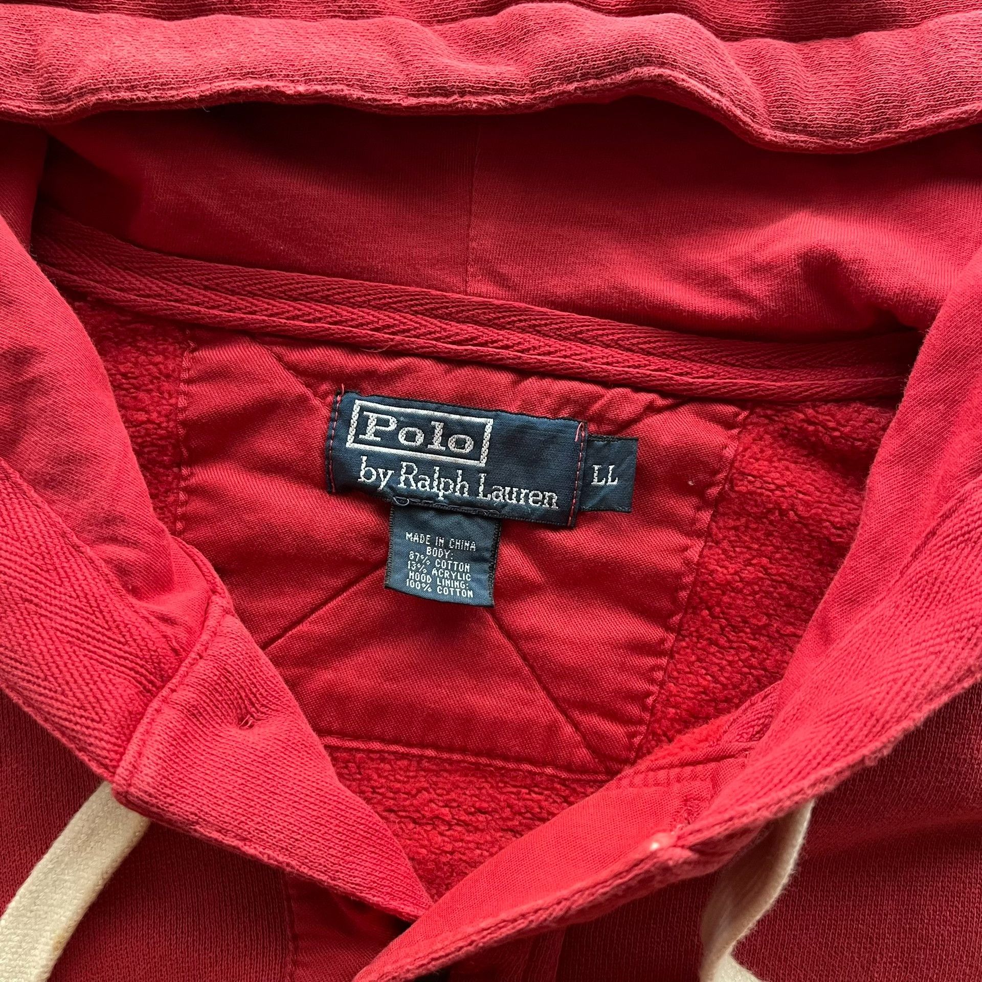 Polo Ralph Lauren Ralph Lauren RL Polo Red Hoodie Size US L / EU 52-54 / 3 - 4 Thumbnail
