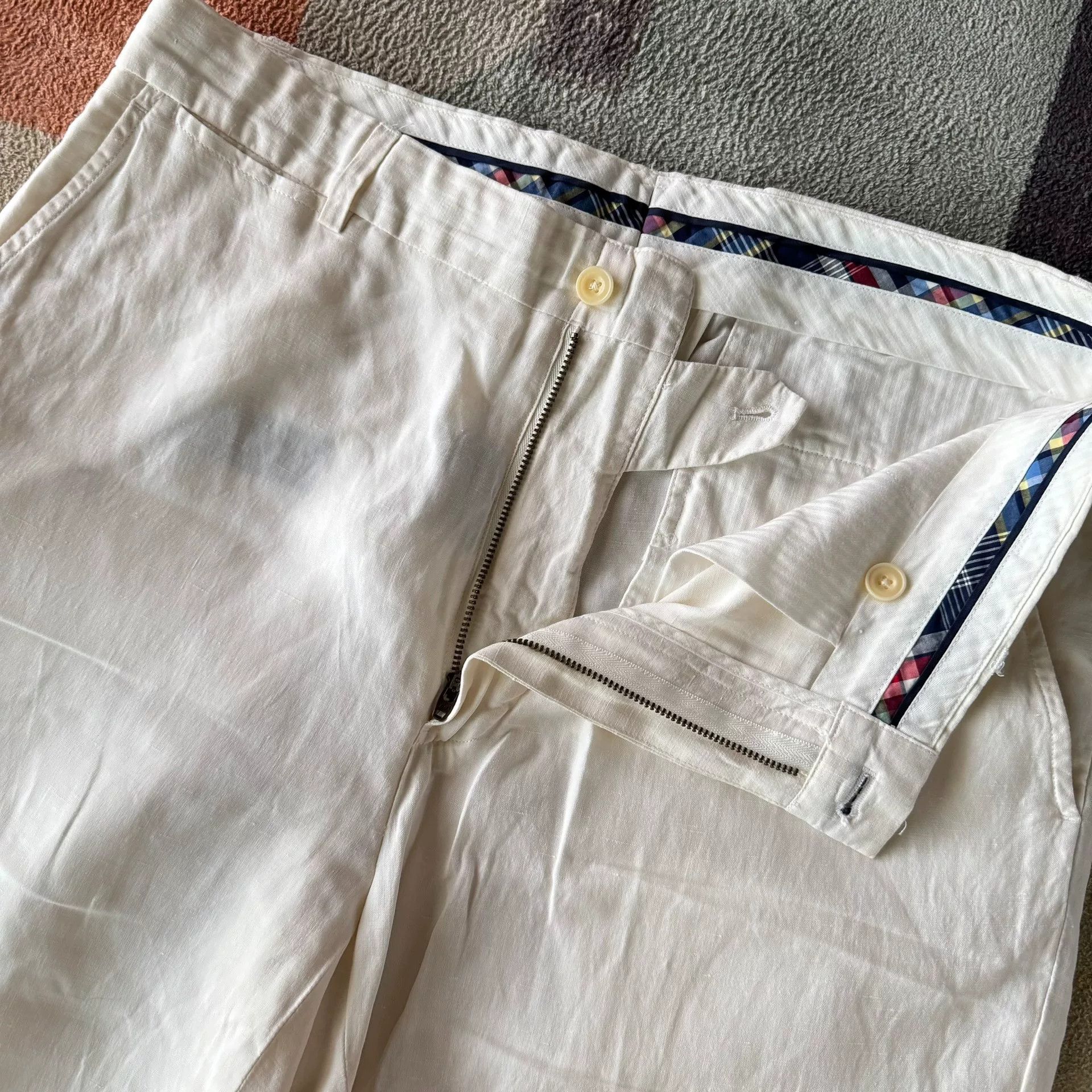 Polo Ralph Lauren Ralph Lauren Polo Silk Linen Pants Size US 32 / EU 48 - 5 Thumbnail