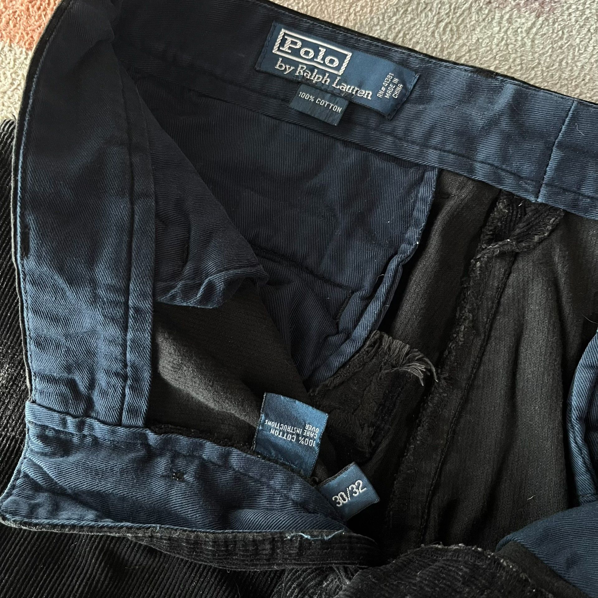 Polo Ralph Lauren Ralph Lauren Patched Distressed Corduroy Pants Size US 30 / EU 46 - 3 Thumbnail
