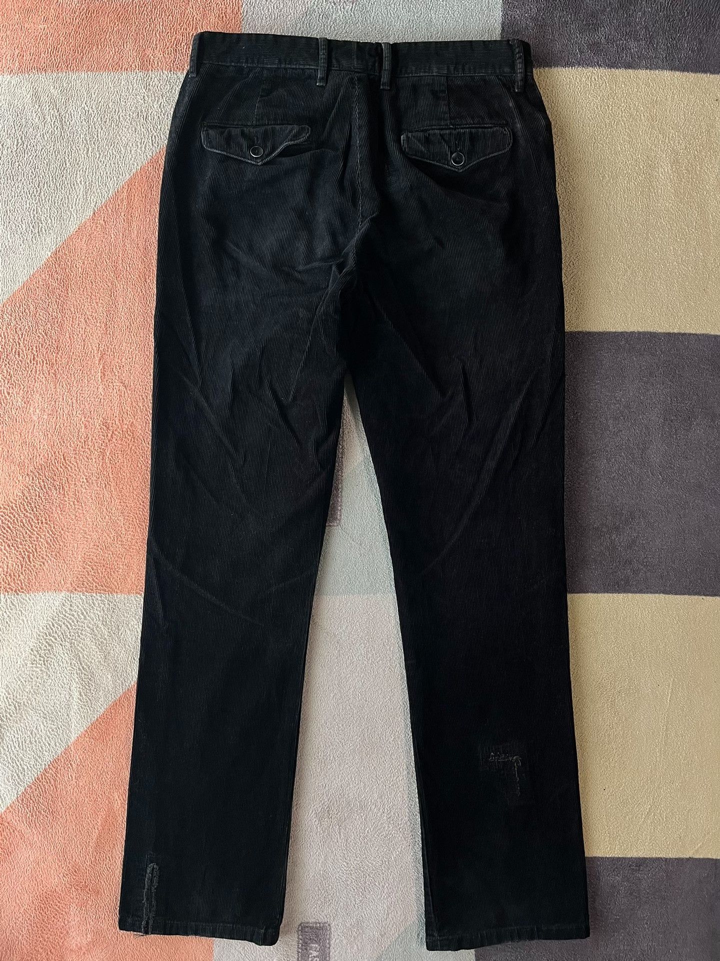 Polo Ralph Lauren Ralph Lauren Patched Distressed Corduroy Pants Size US 30 / EU 46 - 2 Thumbnail