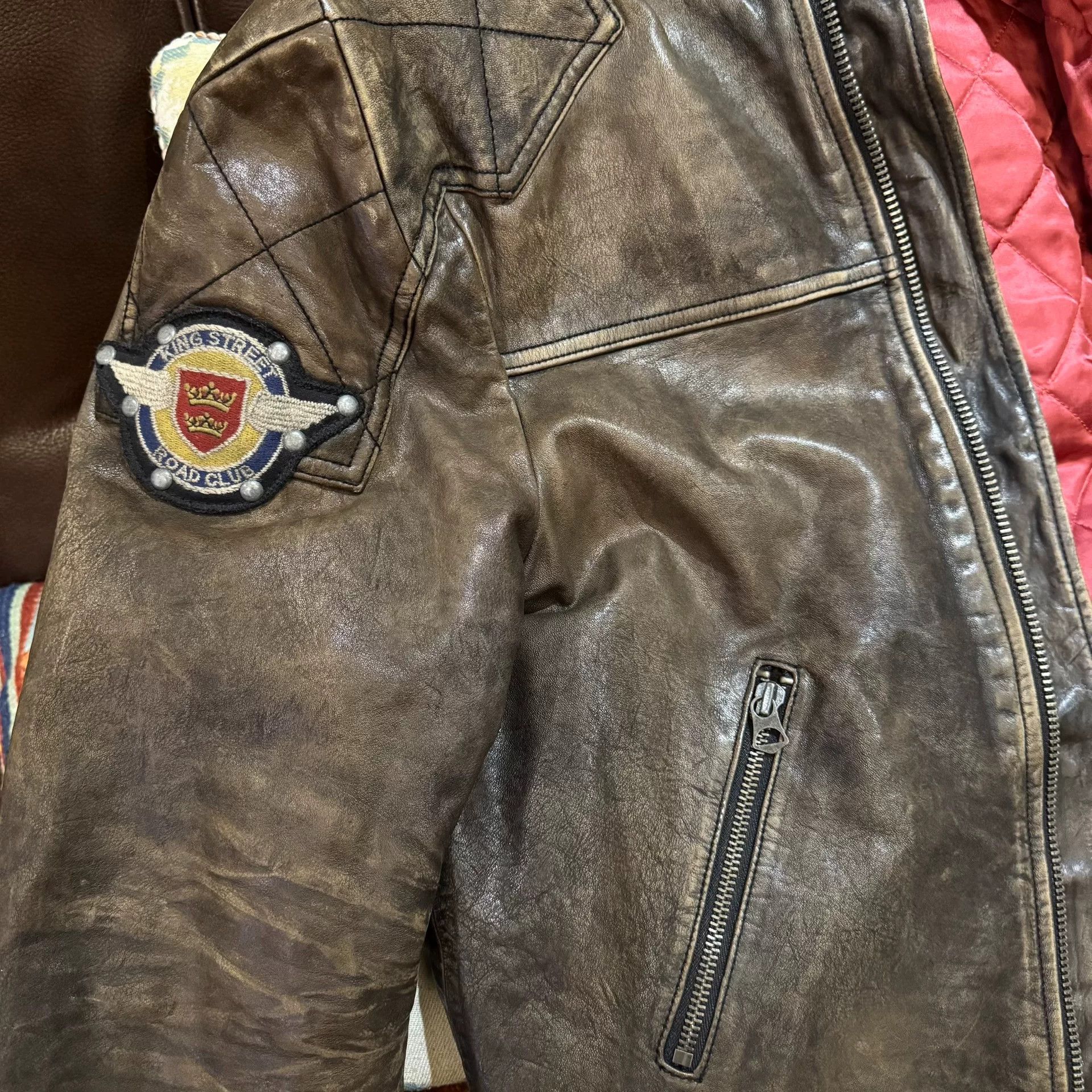 Rugby Ralph Lauren Ralph Lauren Rugby J100 Leather Jacket Size US S / EU 44-46 / 1 - 5 Thumbnail