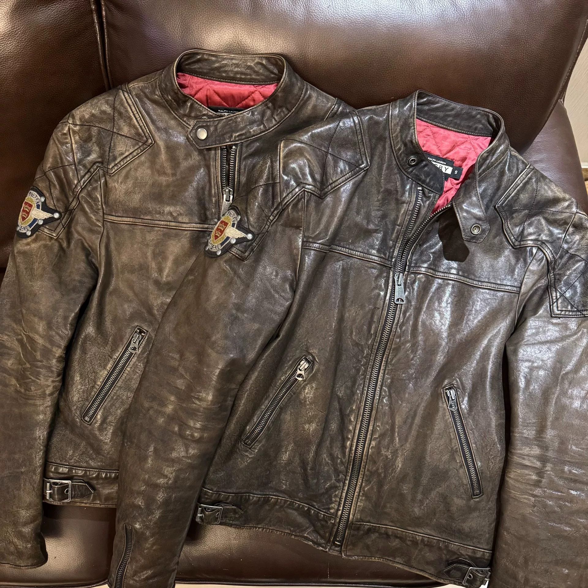 Rugby Ralph Lauren Ralph Lauren Rugby J100 Leather Jacket Size US S / EU 44-46 / 1 - 4 Thumbnail