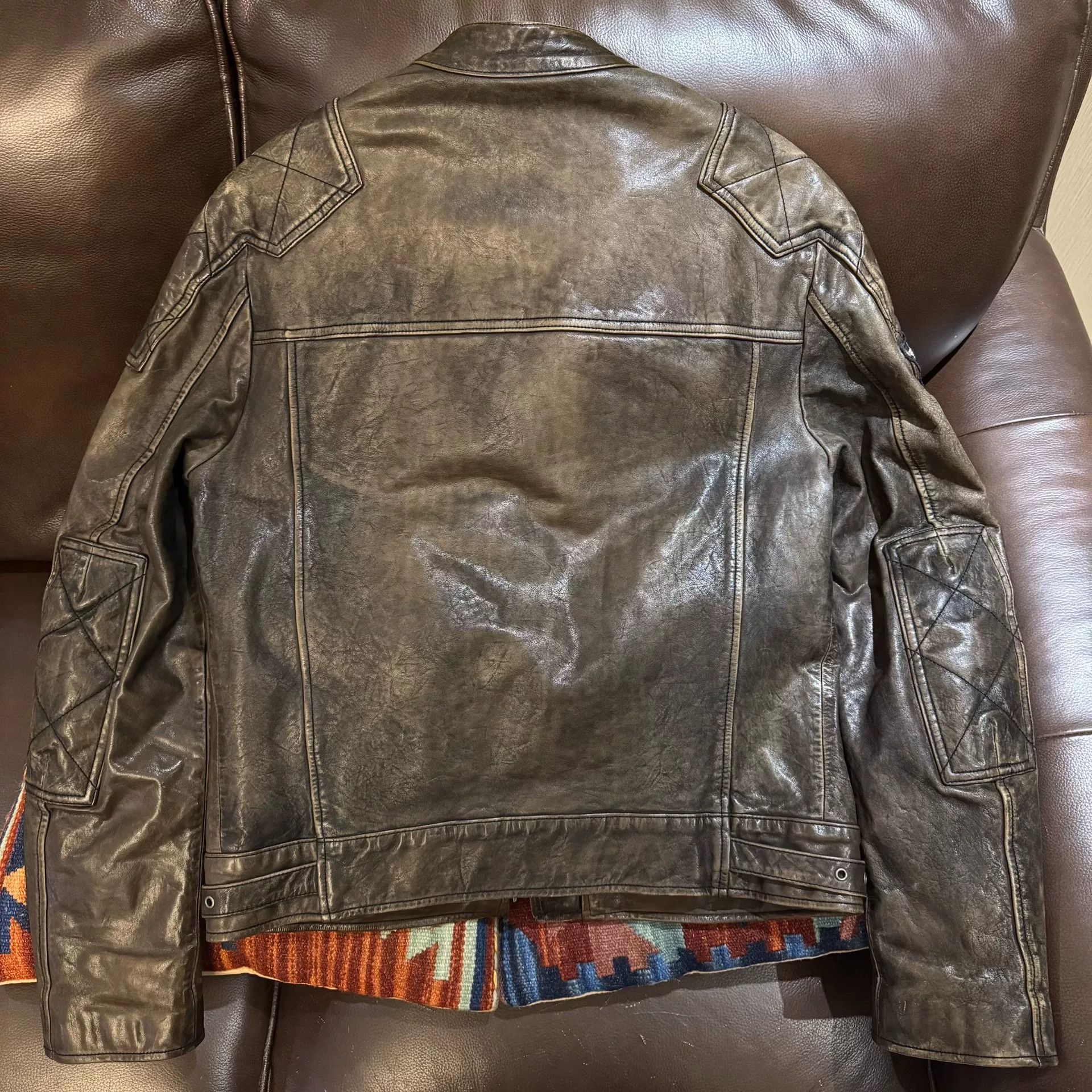 Rugby Ralph Lauren Ralph Lauren Rugby J100 Leather Jacket Size US S / EU 44-46 / 1 - 3 Thumbnail