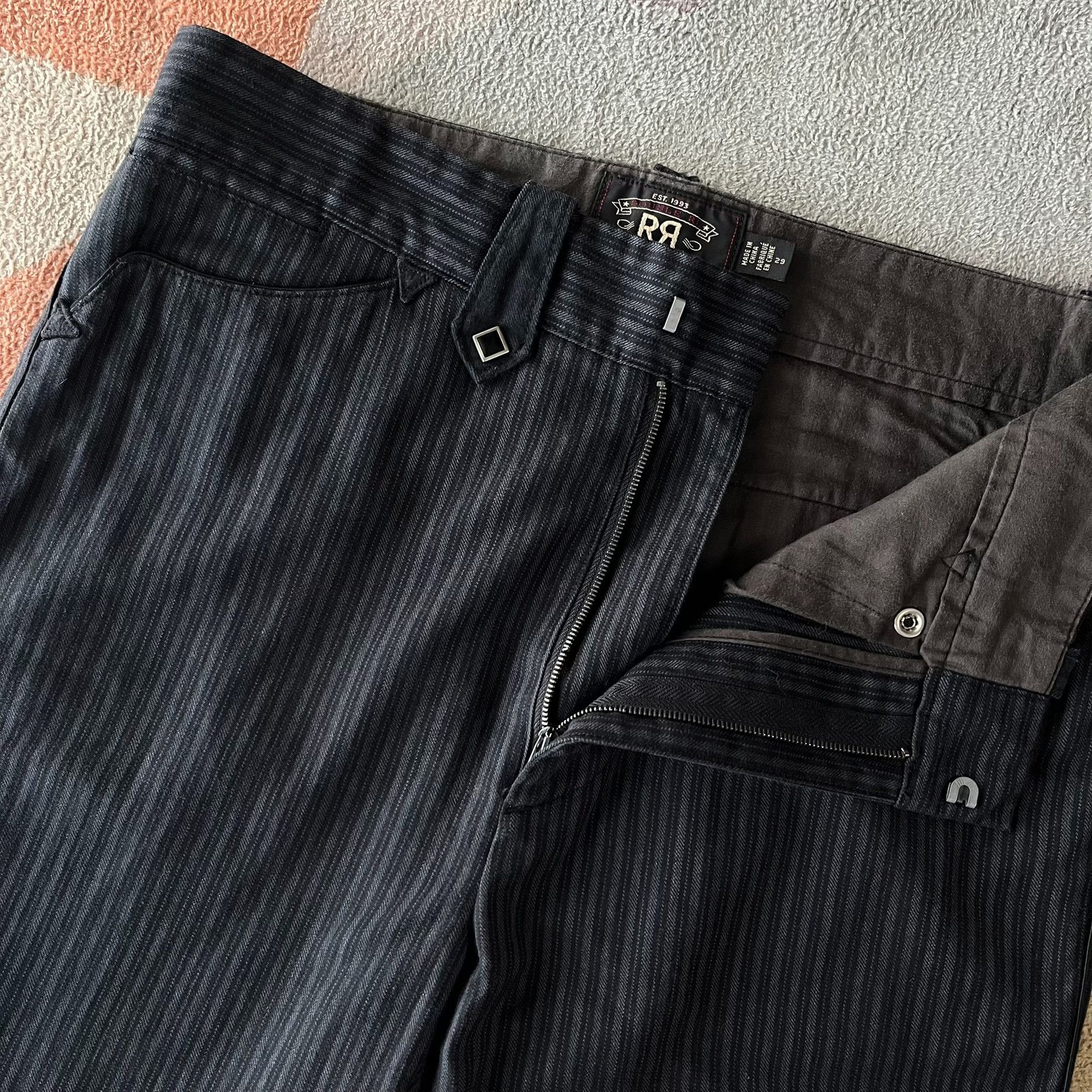 RRL Ralph Lauren RRL Western Style Striped Pants Size US 29 - 6 Thumbnail