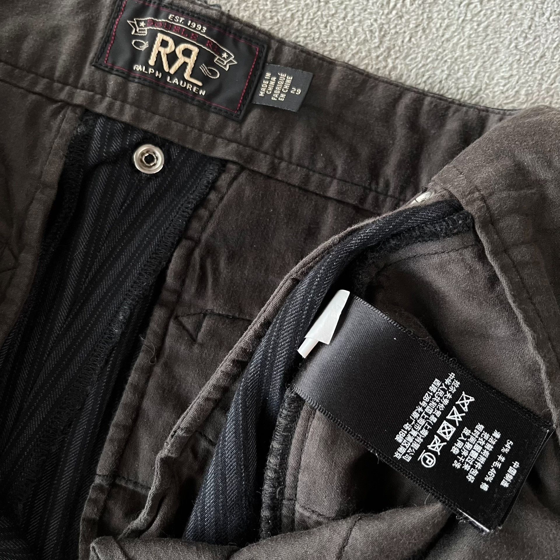 RRL Ralph Lauren RRL Western Style Striped Pants Size US 29 - 5 Thumbnail